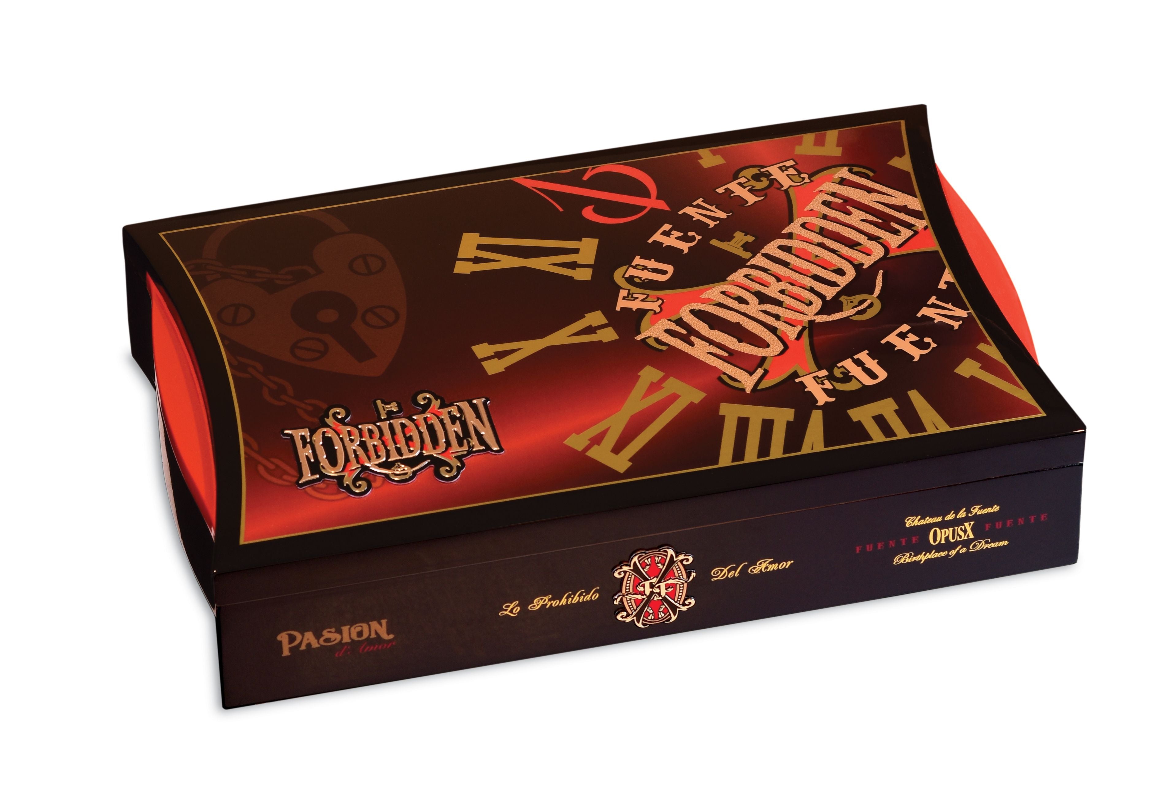 Opus X Forbidden X box with 'Forbidden' branding on a white background