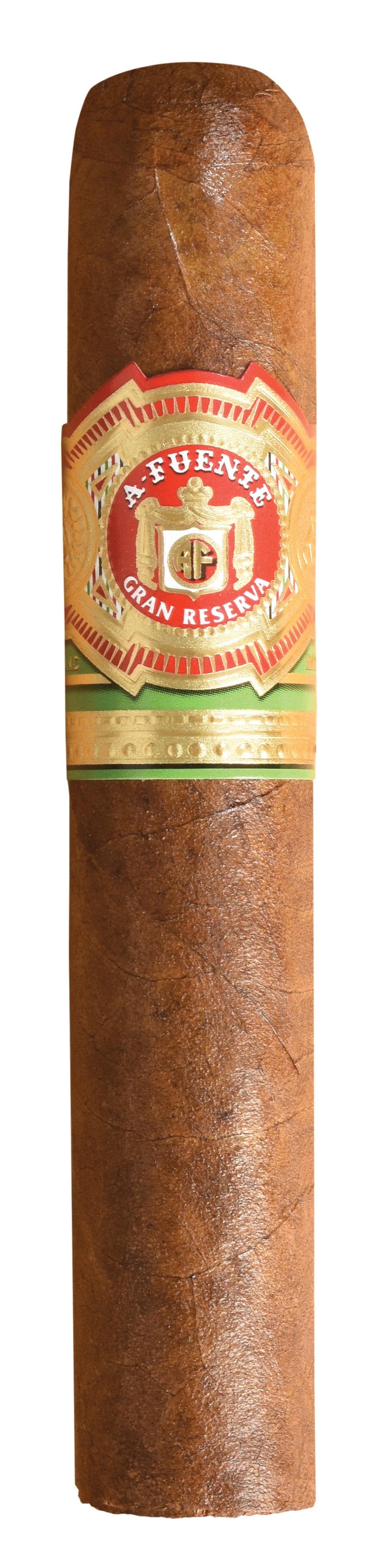 Cigar with A. Fuente label on a white background