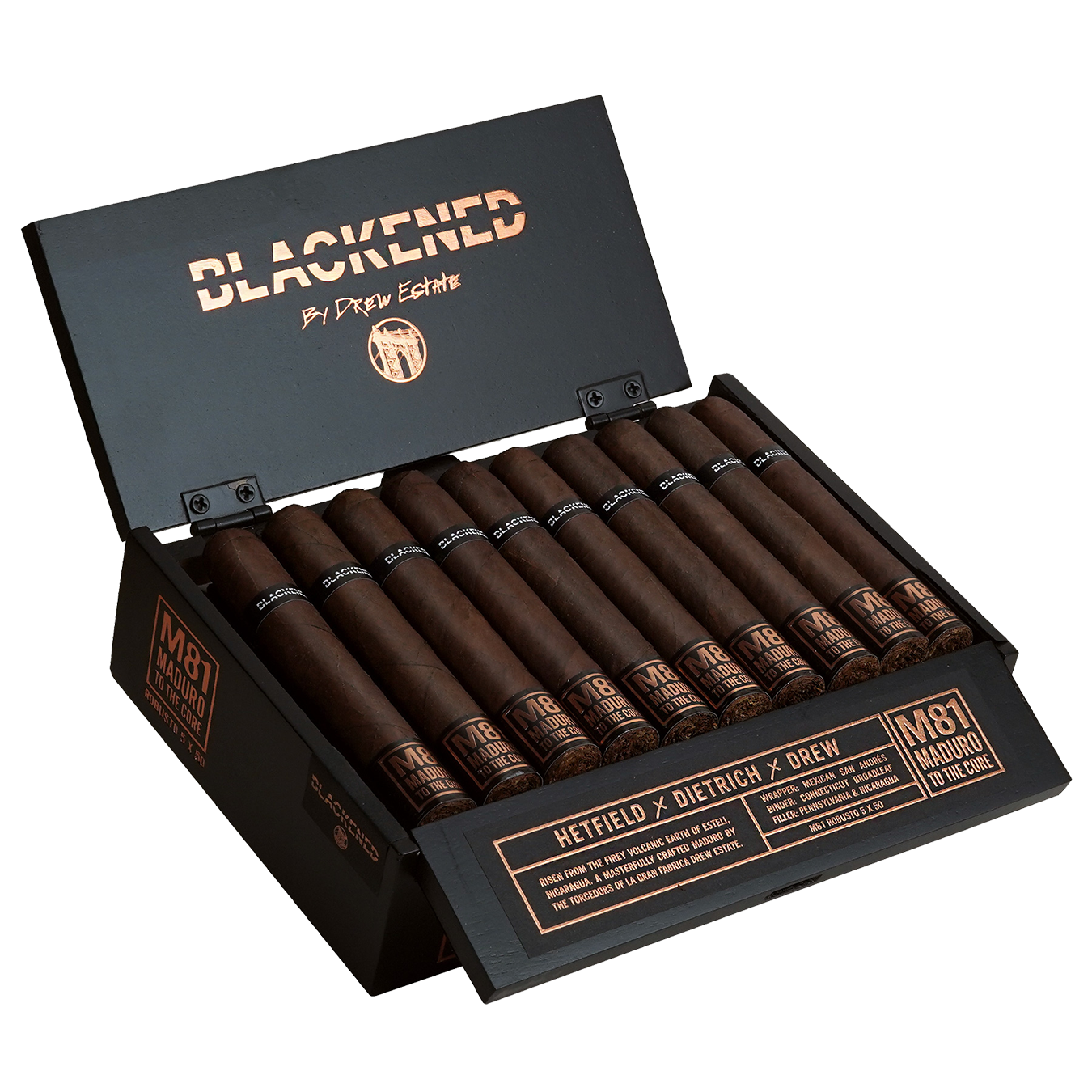 Blackened M81 Robusto by Drew Estate