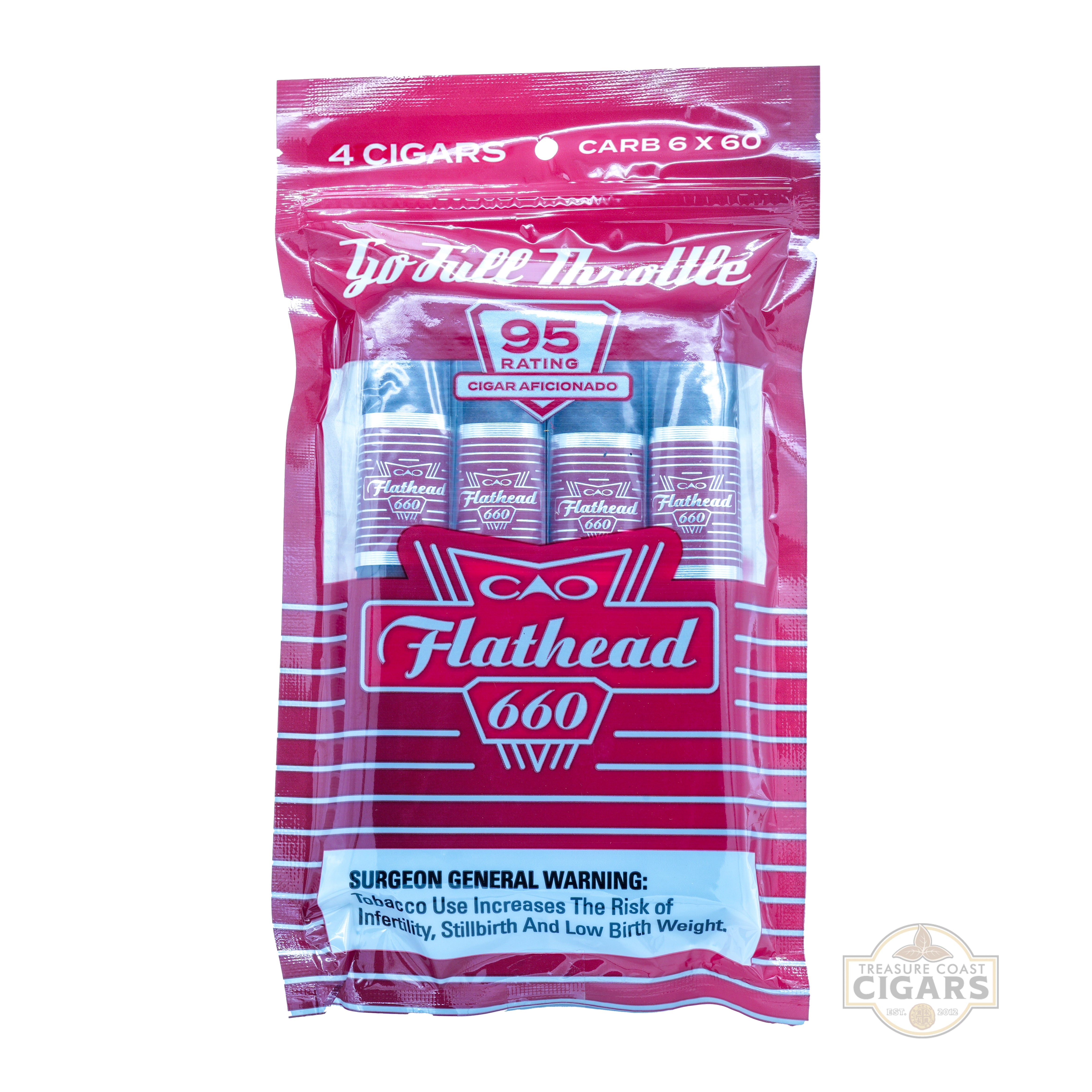 CAO Flathead Carb 4 Cigar Fresh Pack