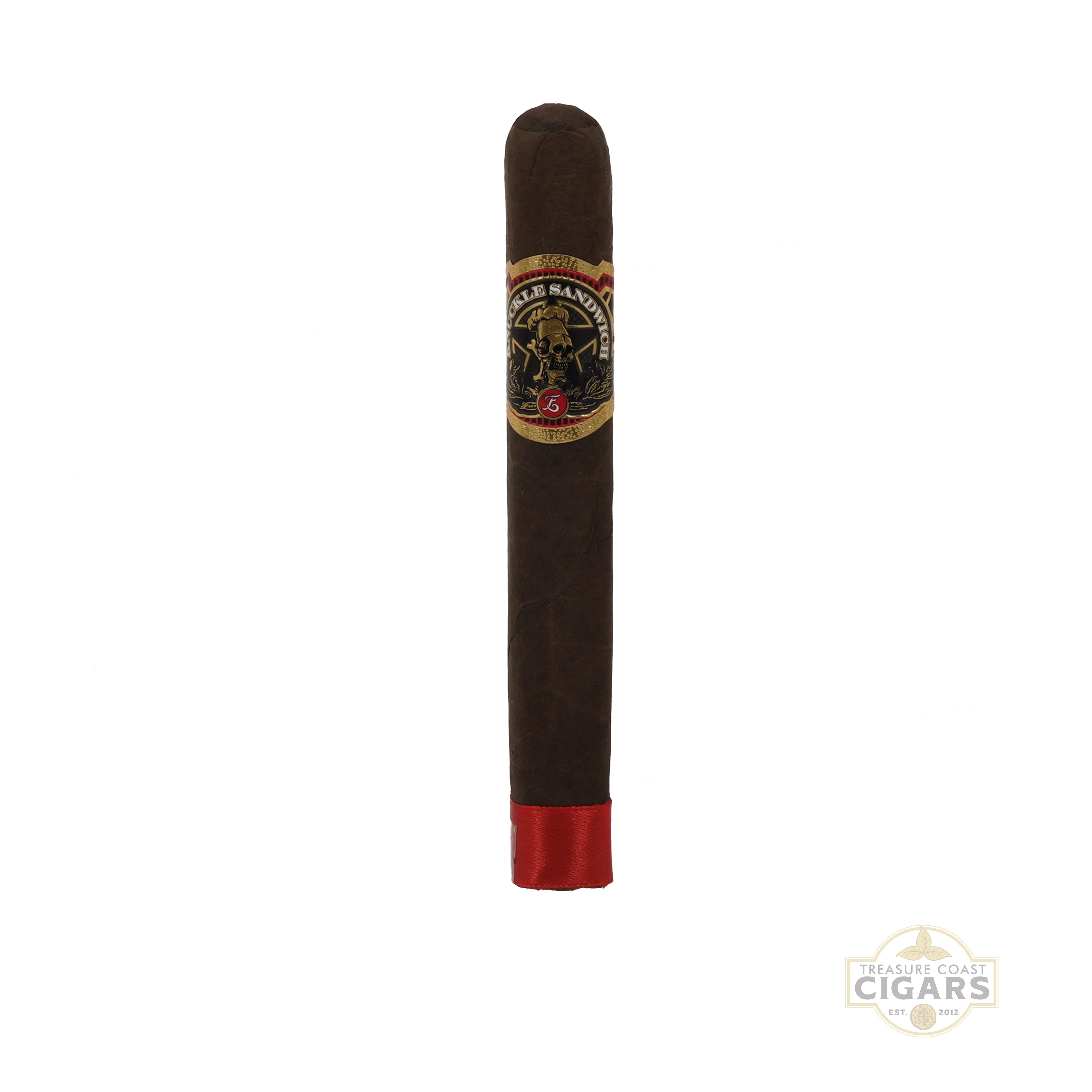 Single Knuckle Sandwich Single Cigar on a white background