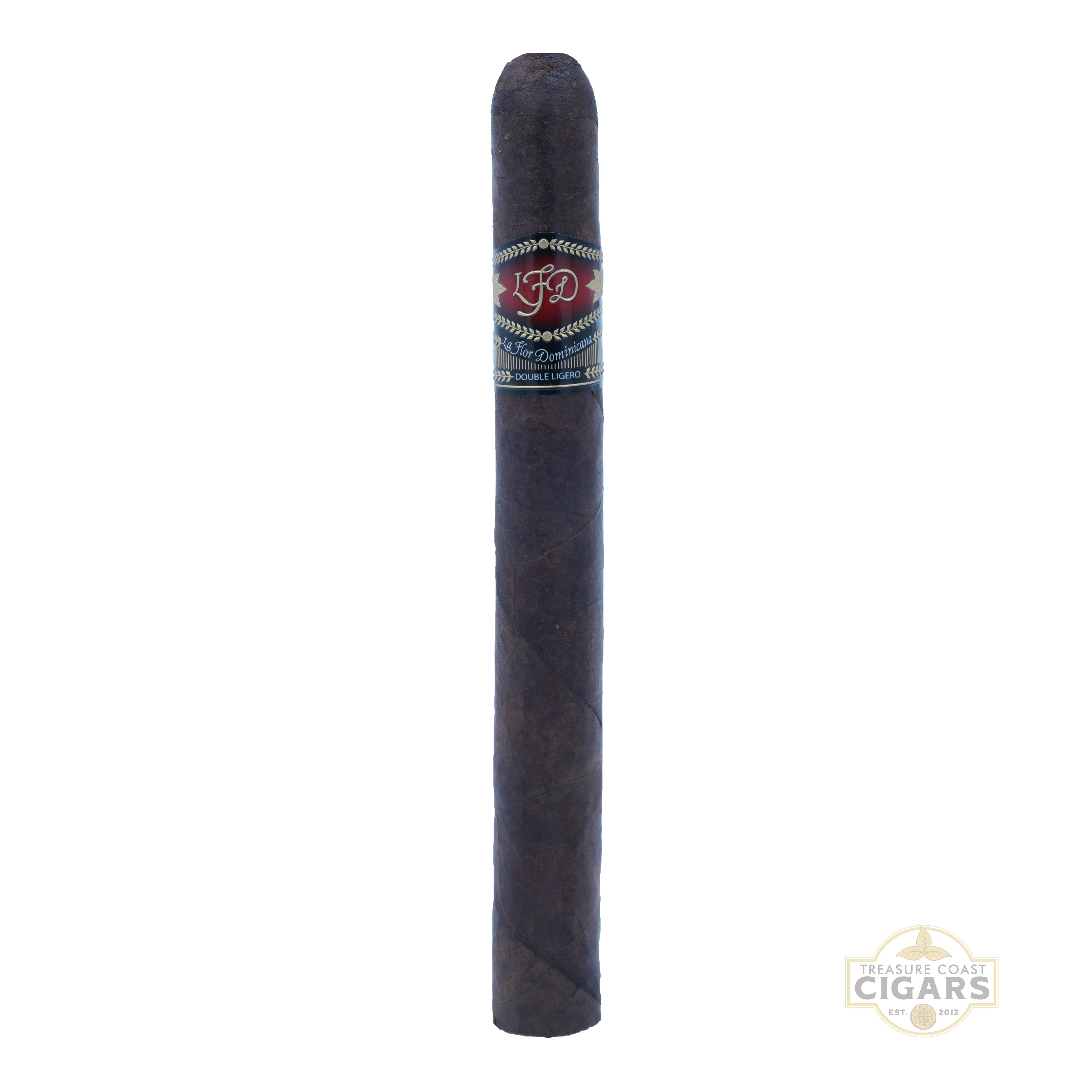 Cigar with a visible brand logo on a white background