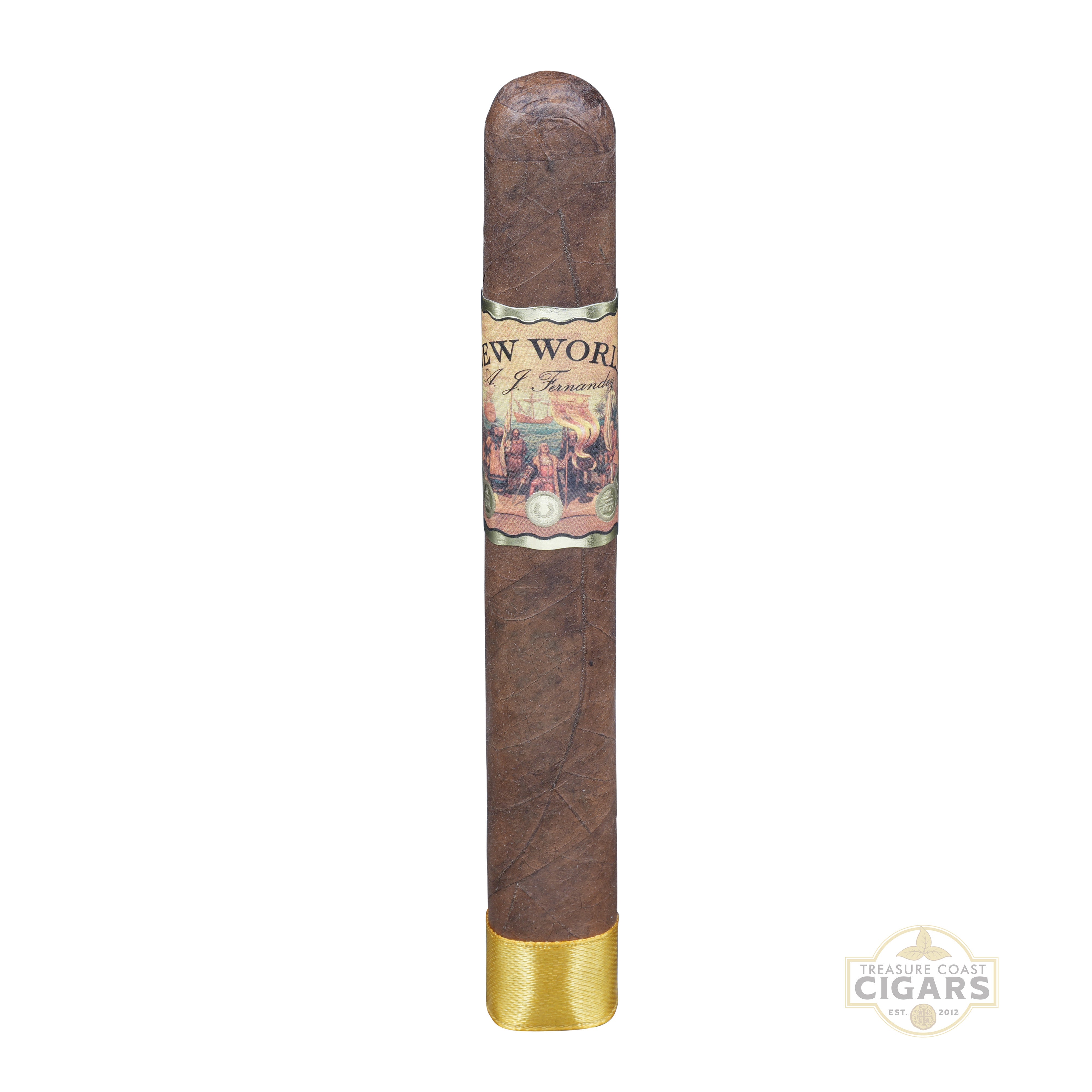 New World Dorado Toro cigar with a label on a white background