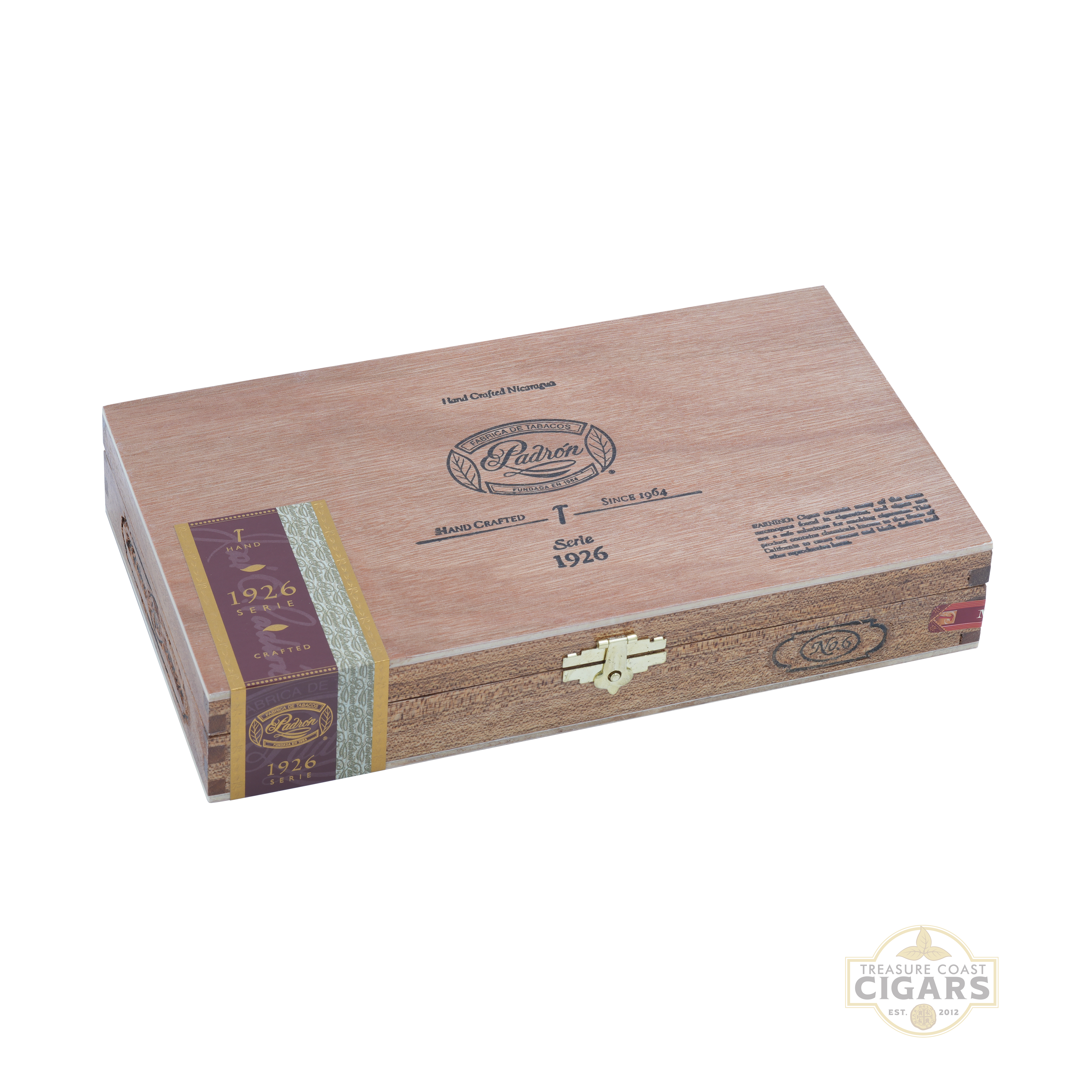Padron cigar box with visible branding on a white background