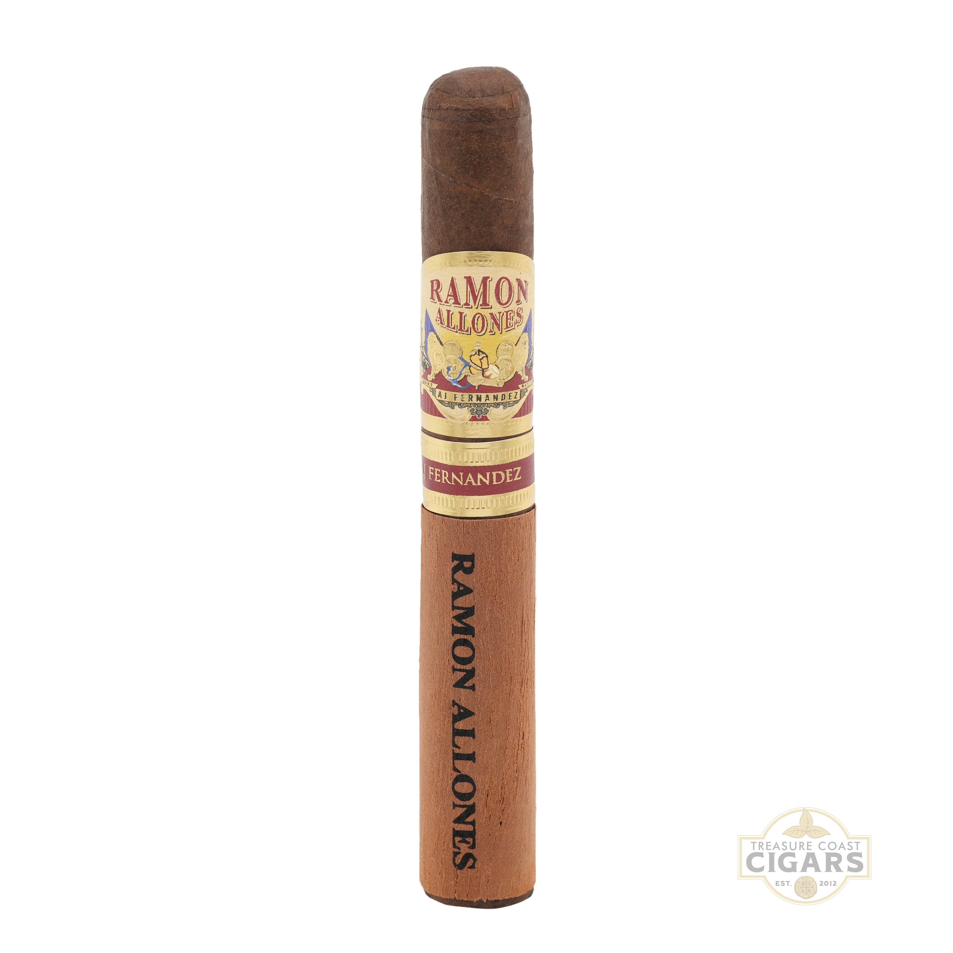 Ramon Allones cigar on a white background