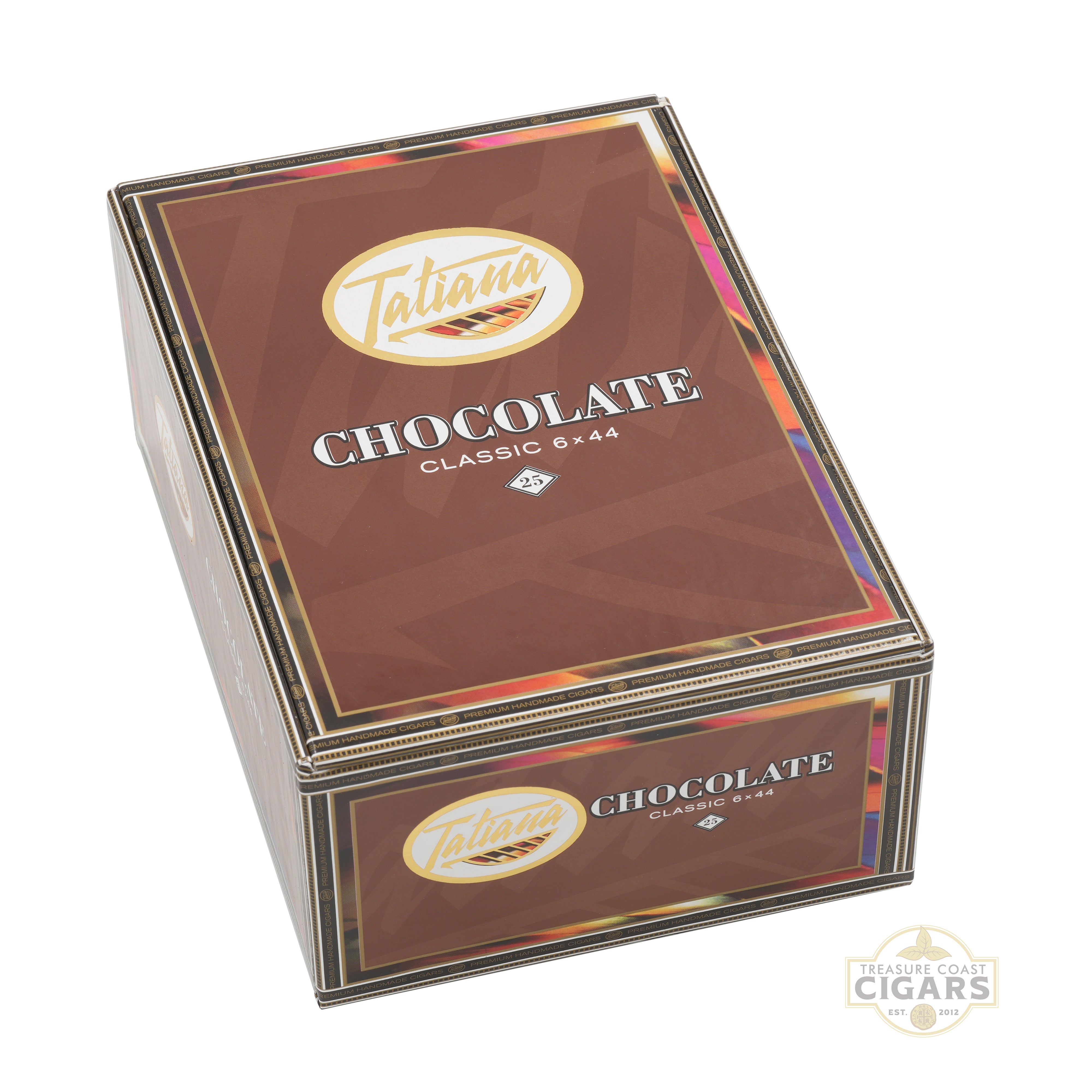 Tatiana Classic chocolate cigars packaging on a white background