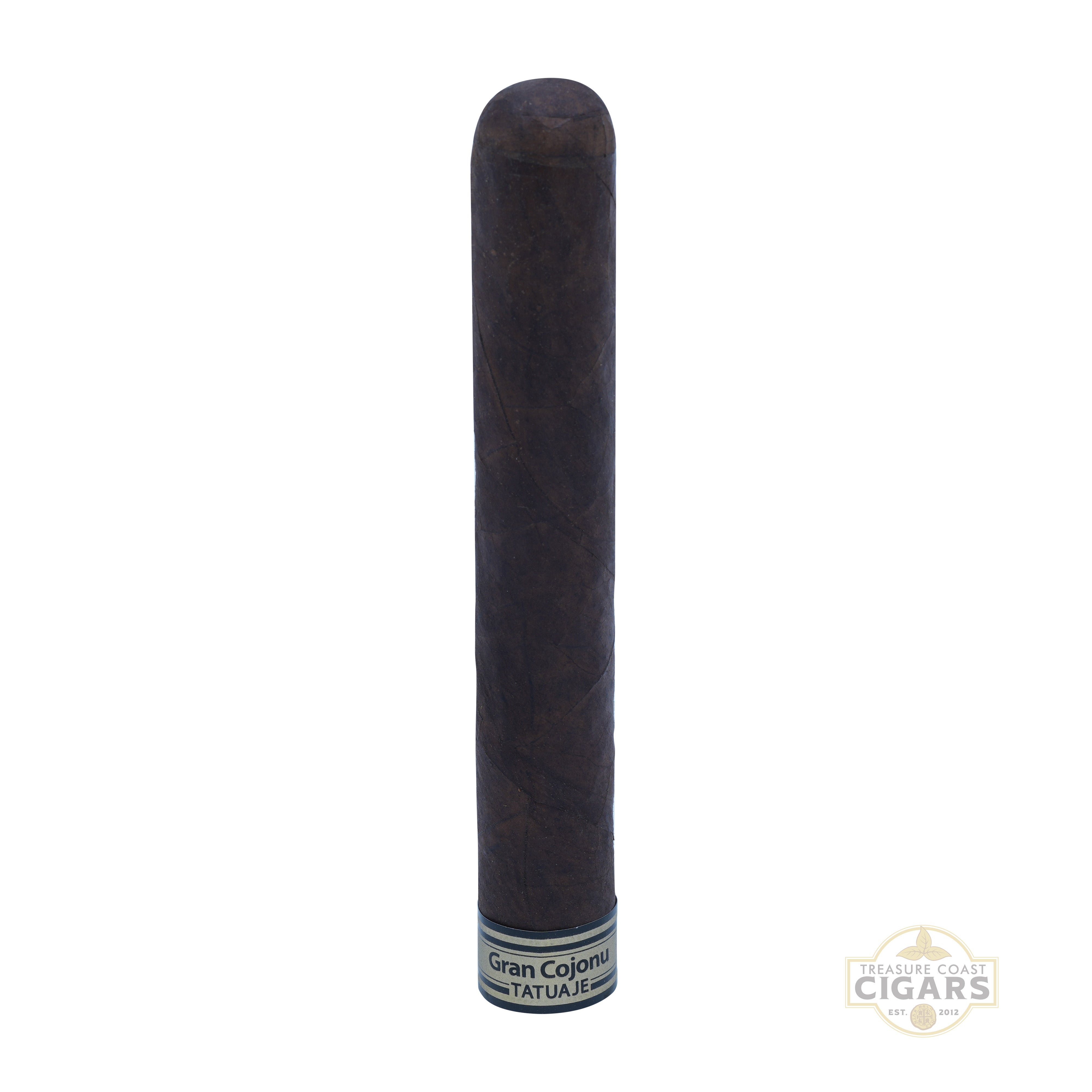 Single cigar with 'Gran Jojonu' branding on a white background