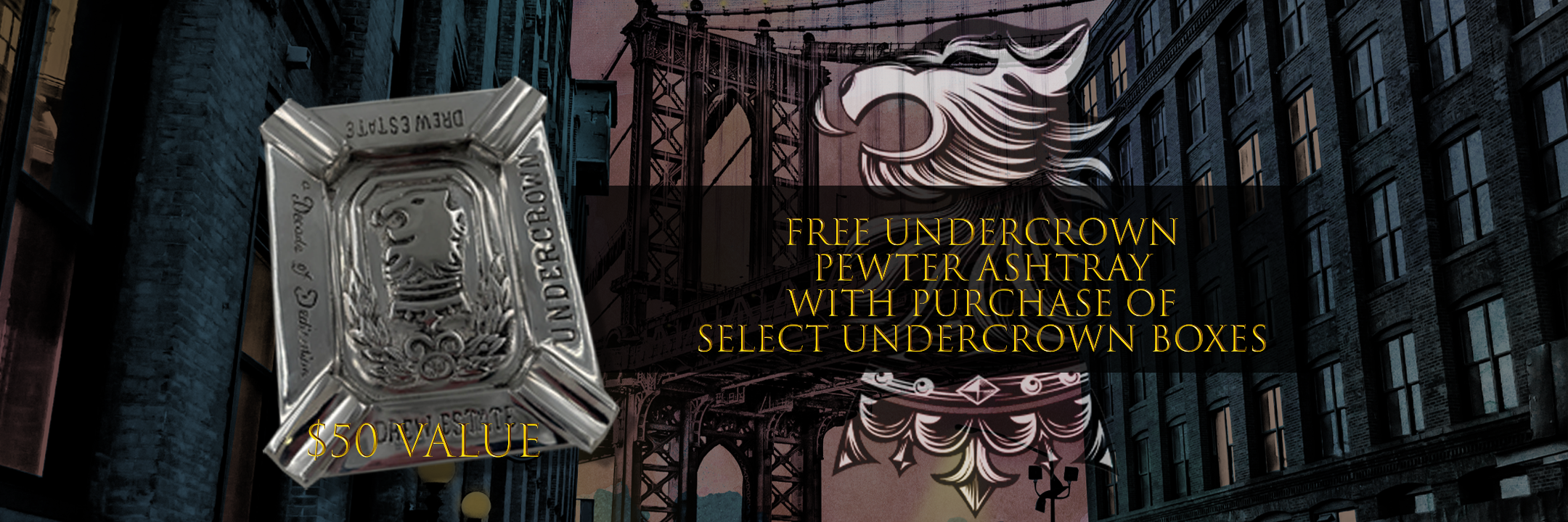 Undercrown Pewter Ashtray Offer