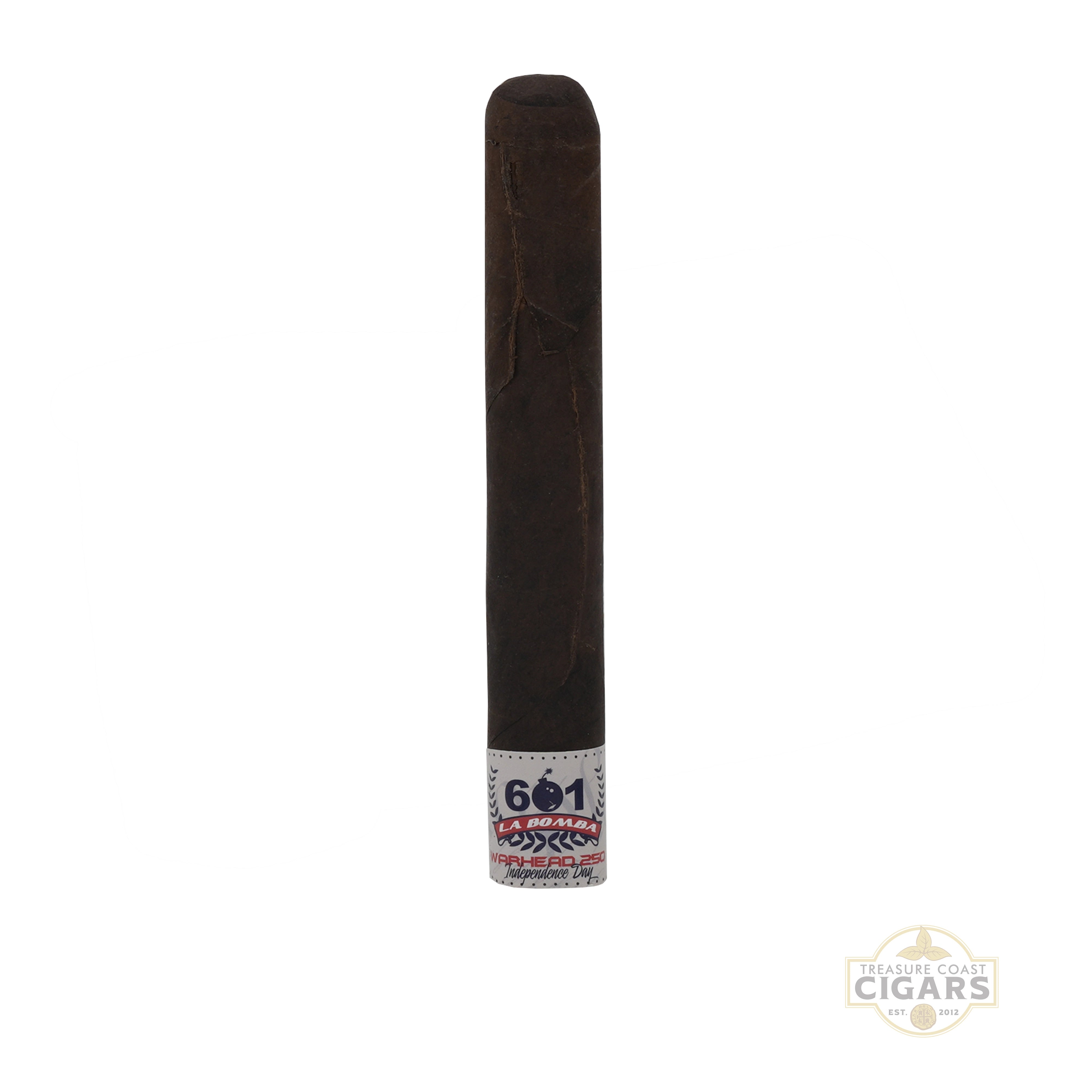 601 La Bomba Warhead 250 Cigar with a visible label on a white background