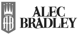 Alec Bradley logo with a crown symbol on a white background