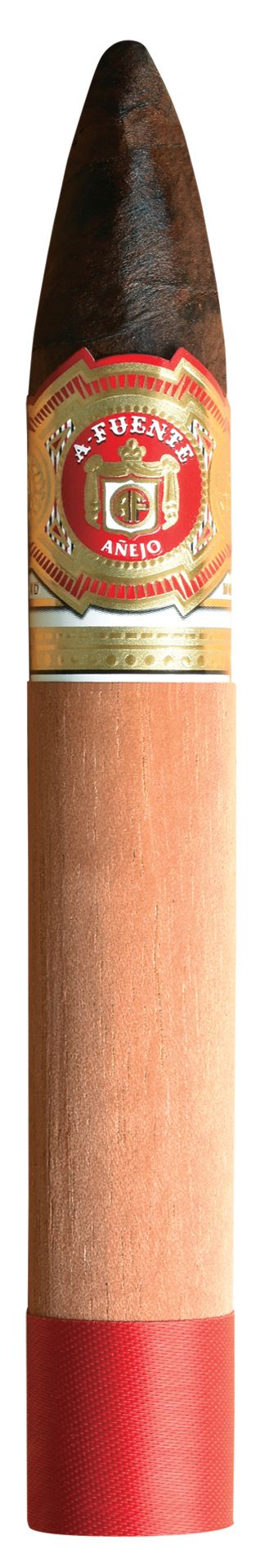 Cigar with A. Fuente logo on a white background