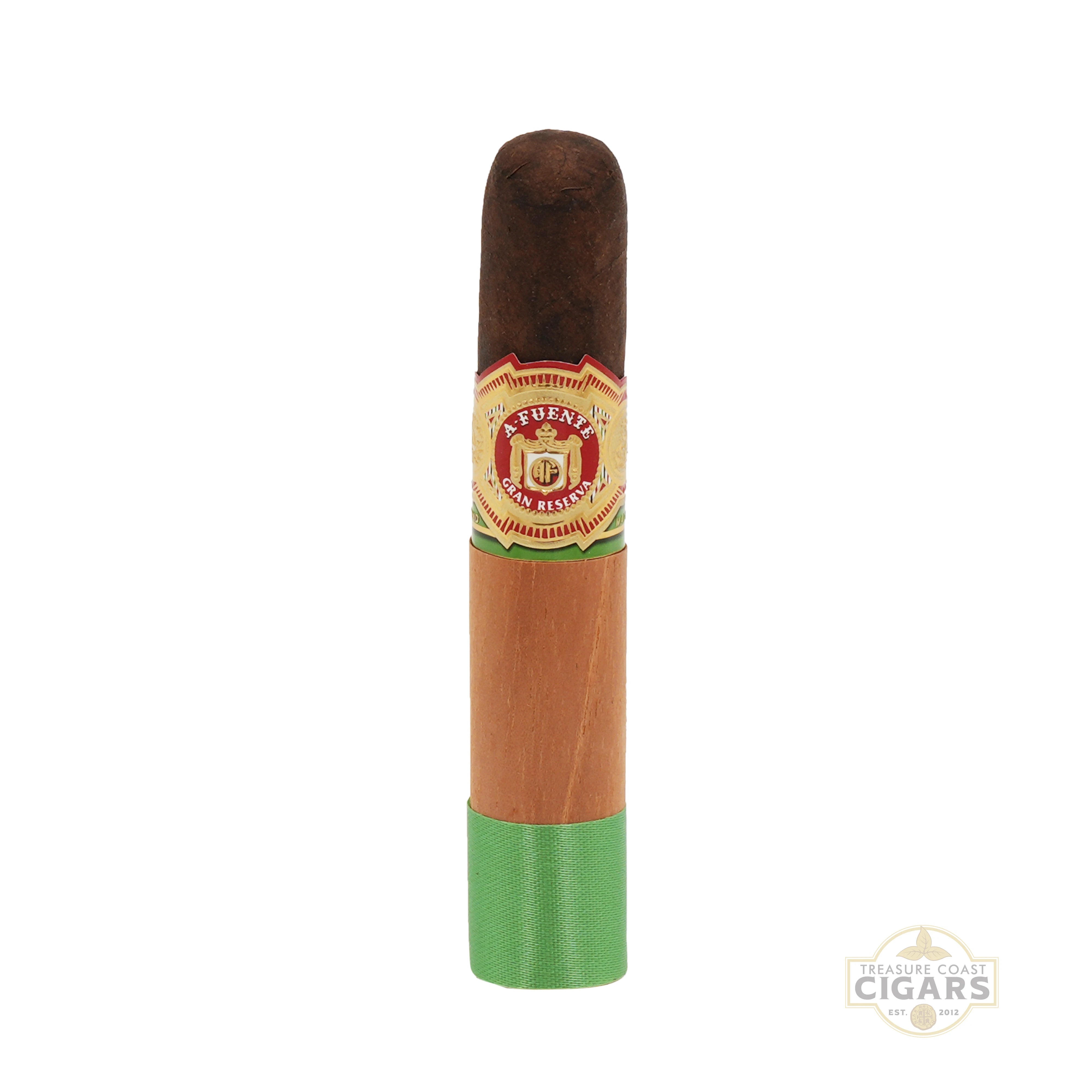 Arturo Fuente Chateau Maduro Cigar with a visible brand label on a white background