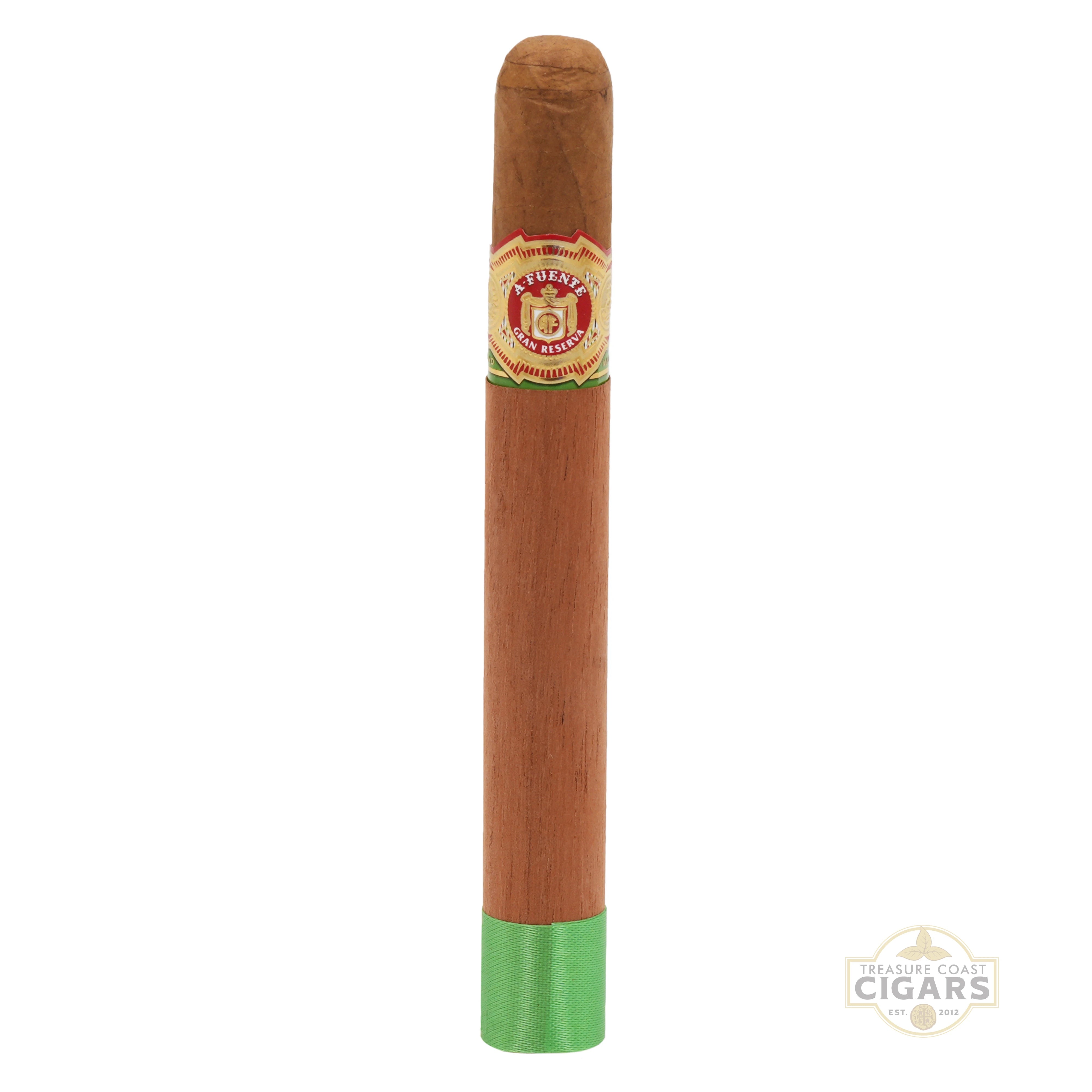Arturo Fuente Double Chateau Natural Cigar with a visible brand label on a white background