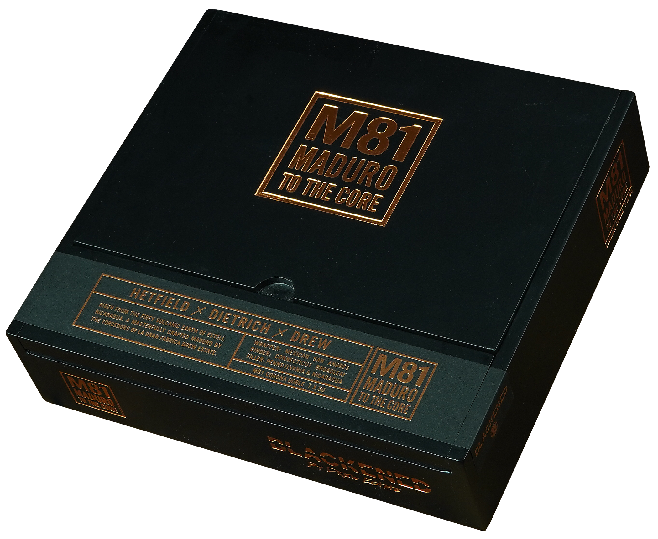 Blackened M81 Corona Doble by Drew Estate