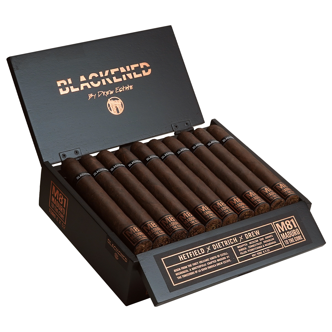 Blackened M81 Toro by Drew Estate