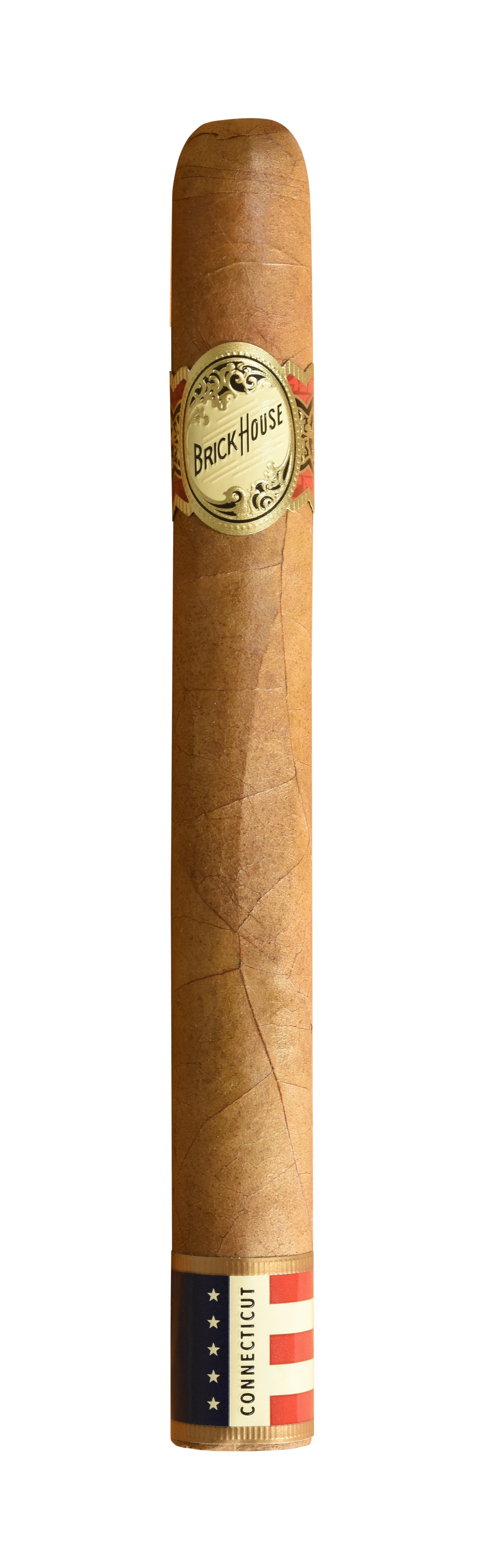 Brick House Connecticut Cigar with a visible brand label on a white background