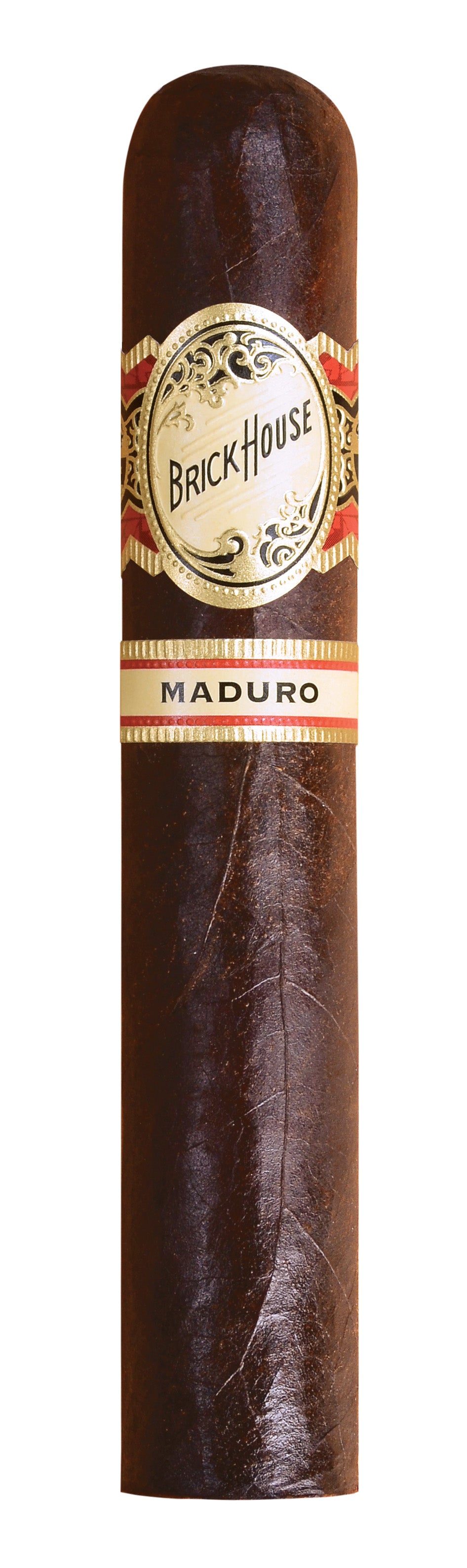 Brick House Maduro cigar on a white background