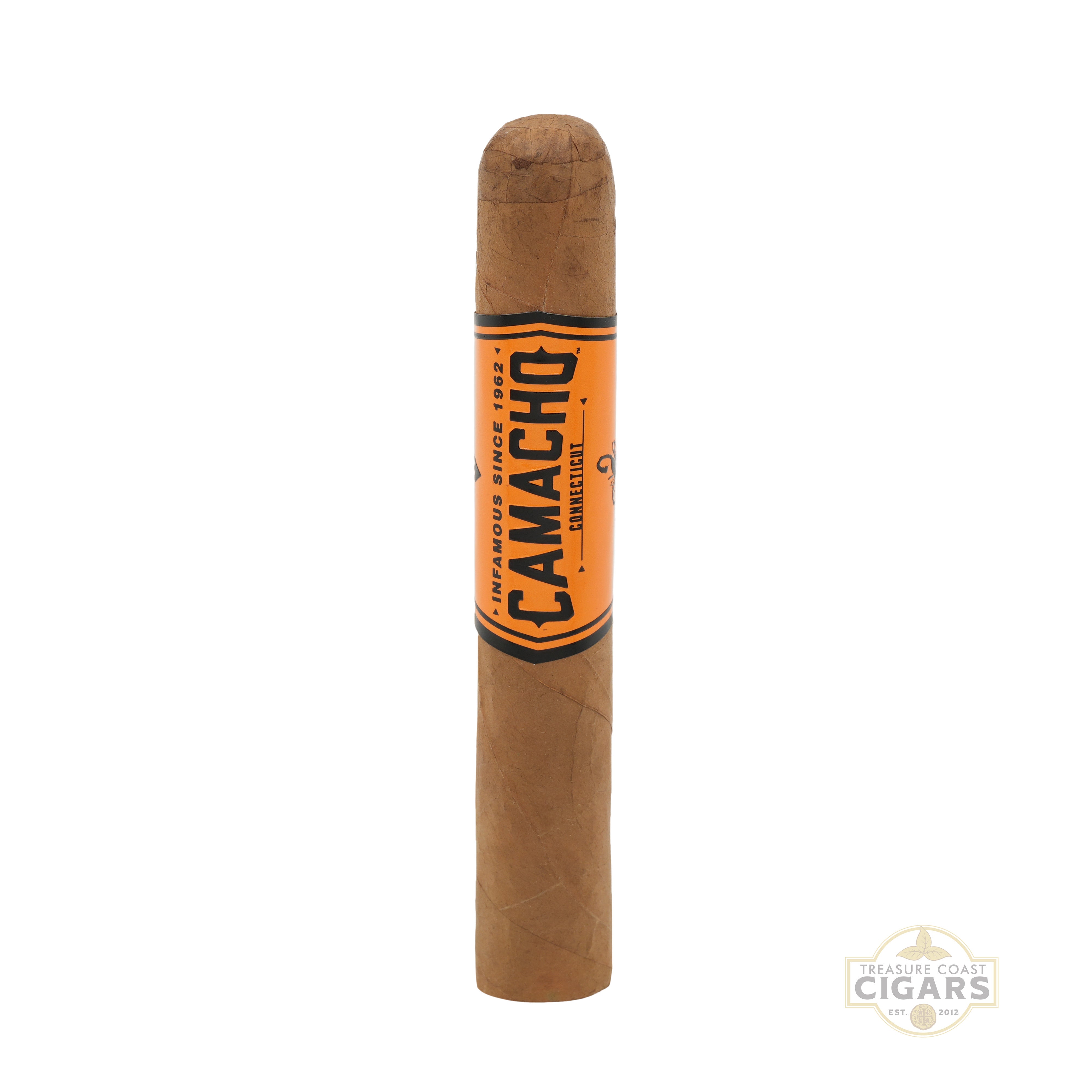 Camacho cigar on a white background