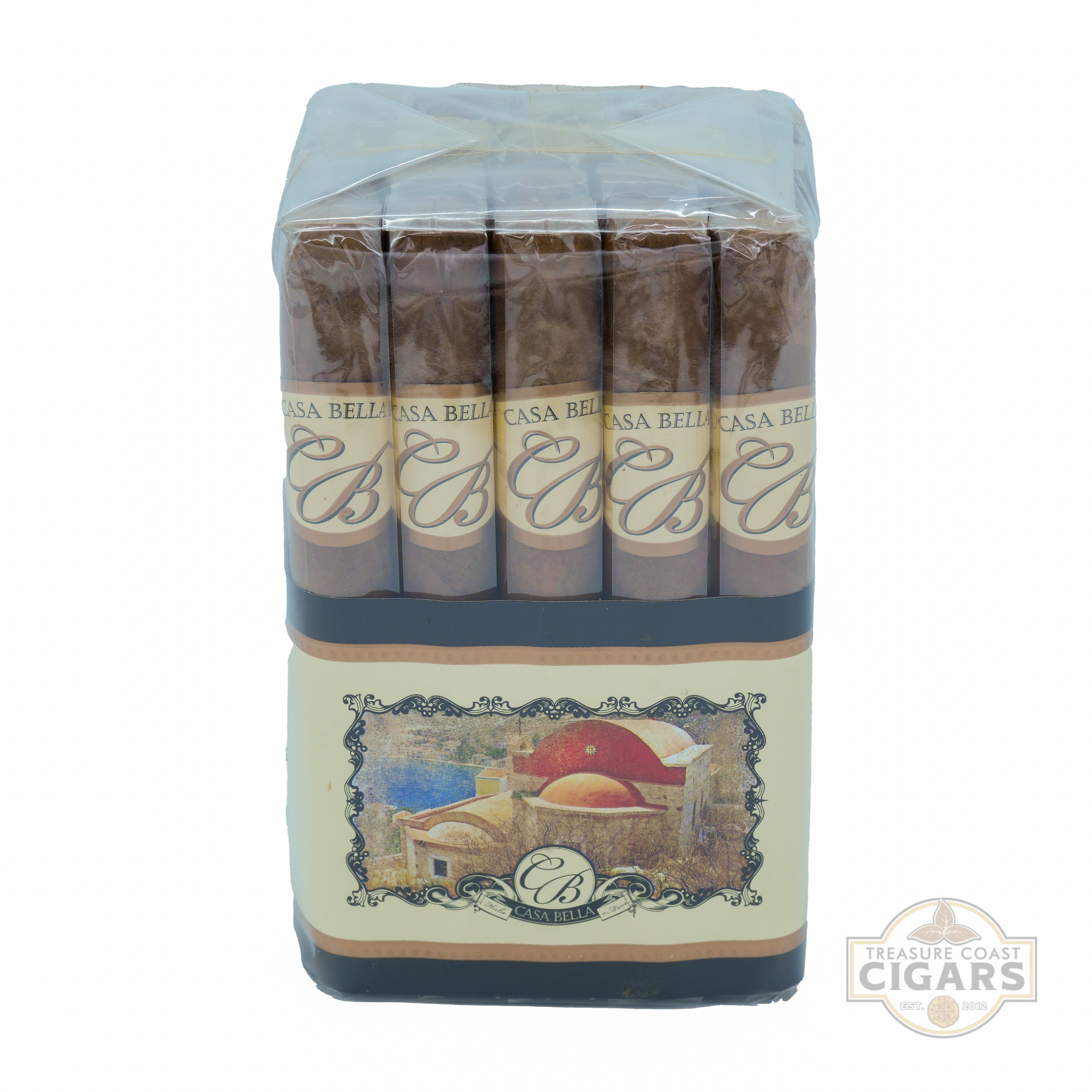 Pack of Casa Bella cigars with visible branding on a white background