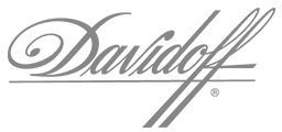 Davidoff logo in gray on a white background