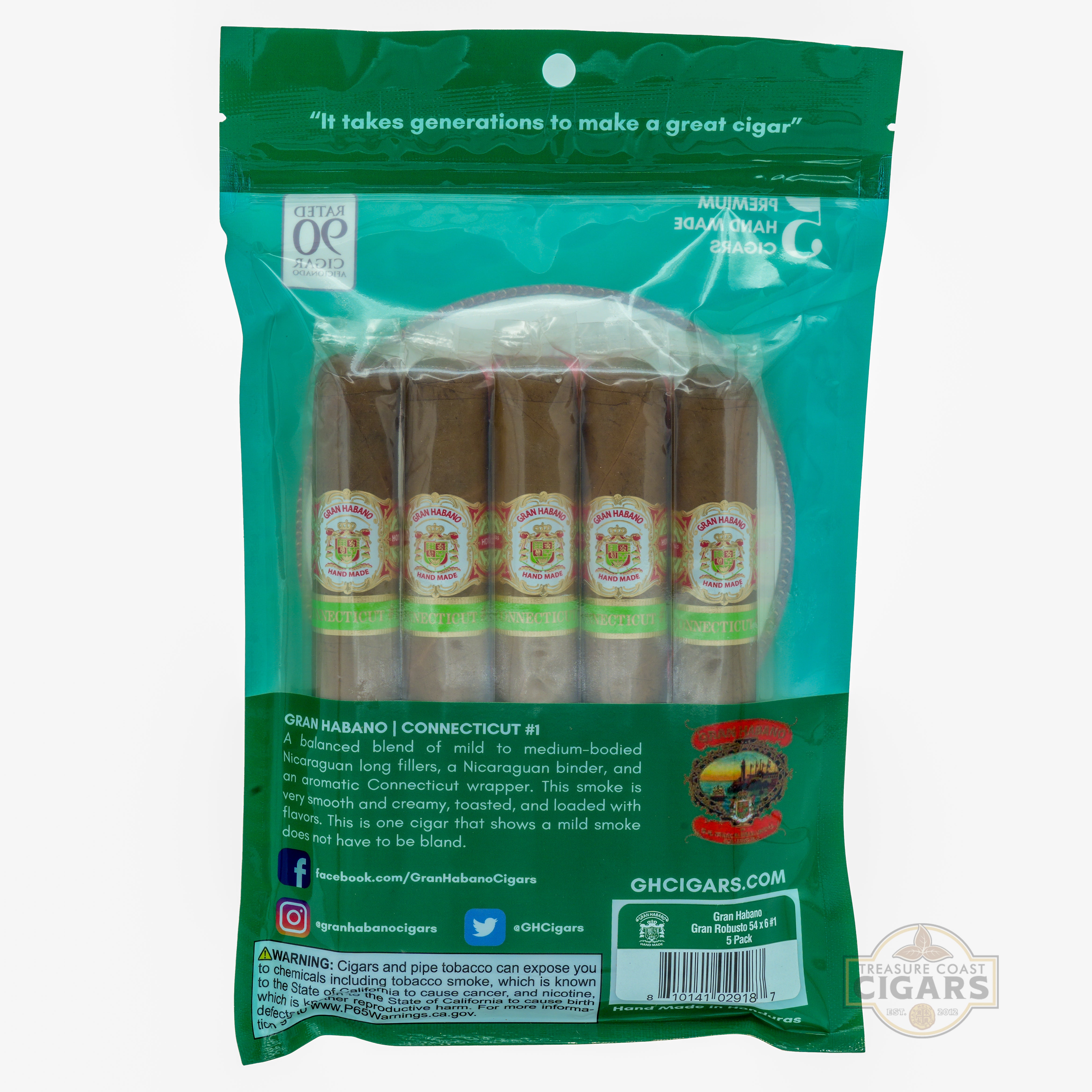 Gran Habano Connecticut #1 Fresh Pack