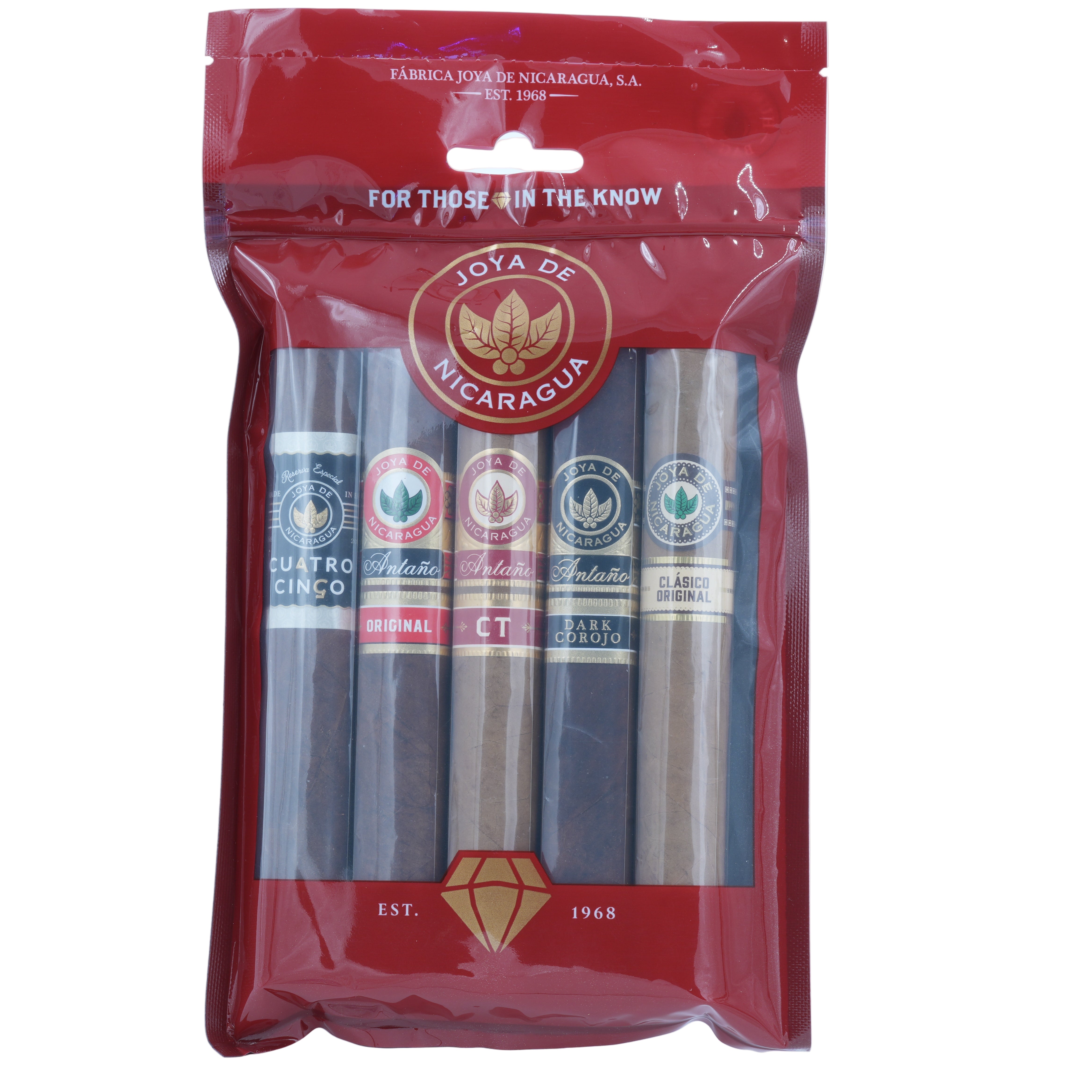 Joya De Nicaragua Five Cigar Mixed Go-Pack