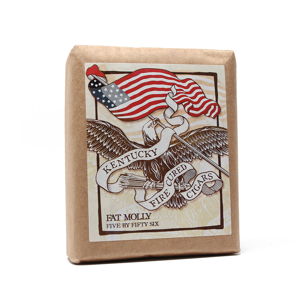 Cigar pack with American flag and eagle design on a white background