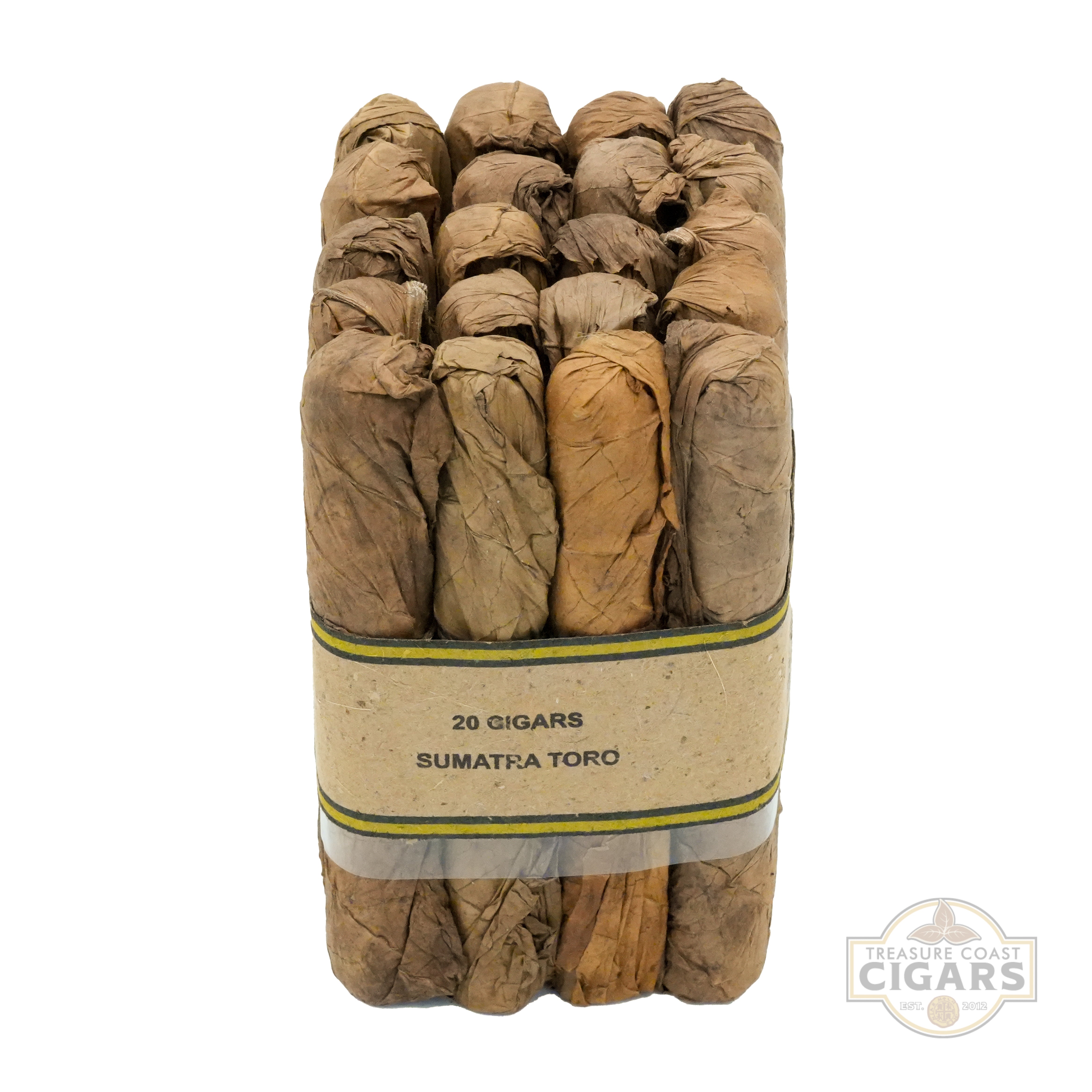Bundle of Leaf by Oscar Sumatra toro cigars with a visible brand logo on a white background