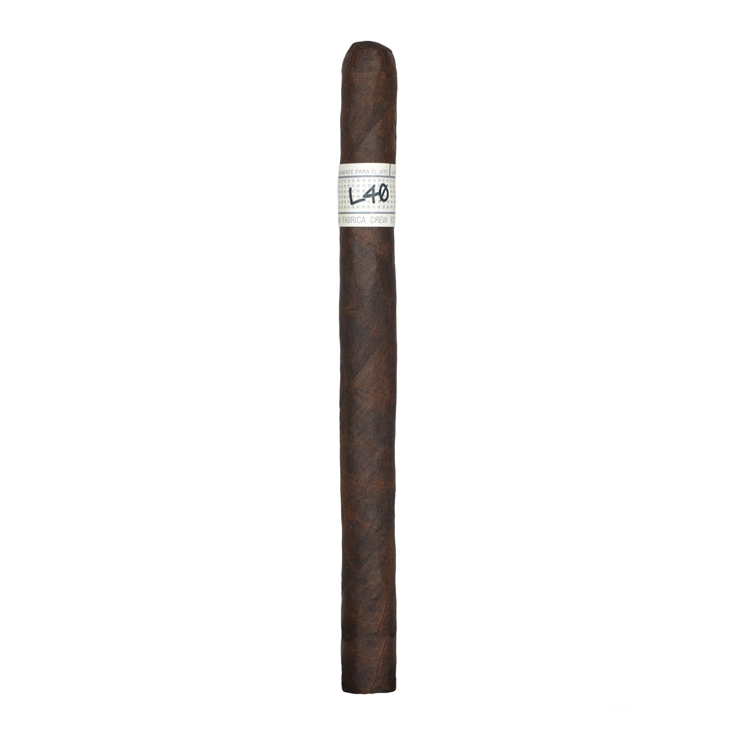 L40 Cigar with a visible label on a white background