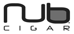 Nub Cigar logo with black and gray design