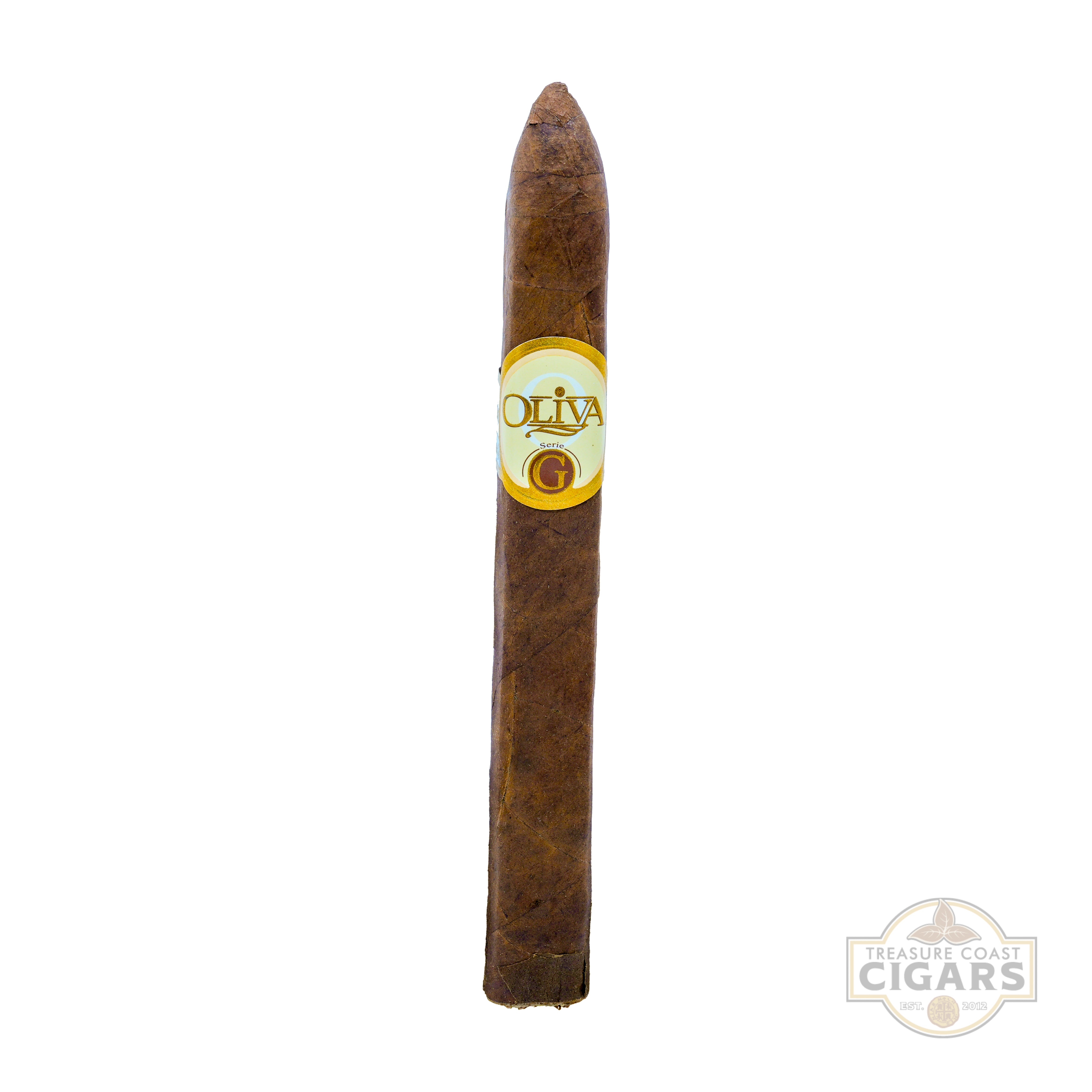 Oliva Serie G Torpedo with a label on a white background, featuring the Oliva brand.