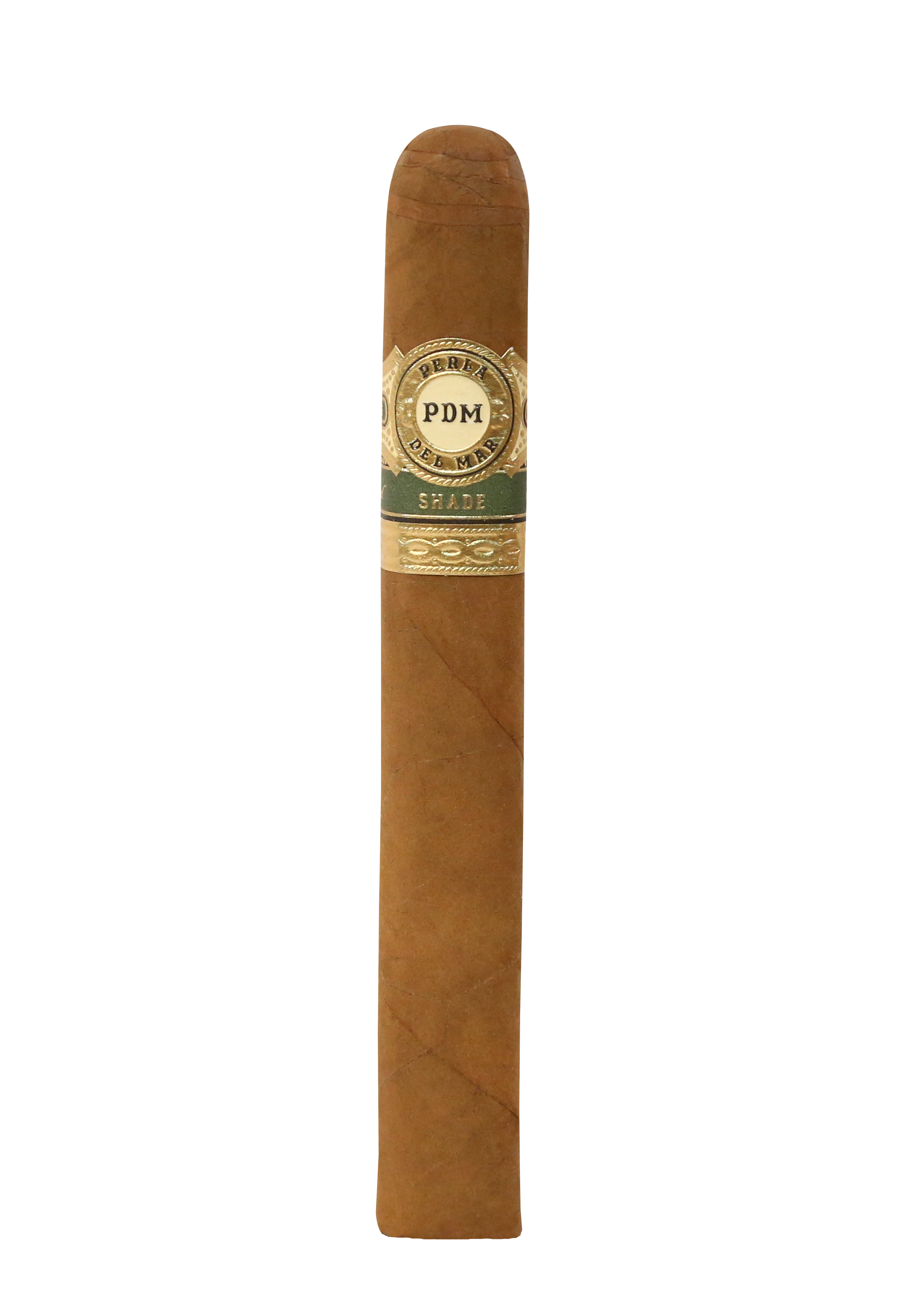 Cigar with a visible brand logo on a white background