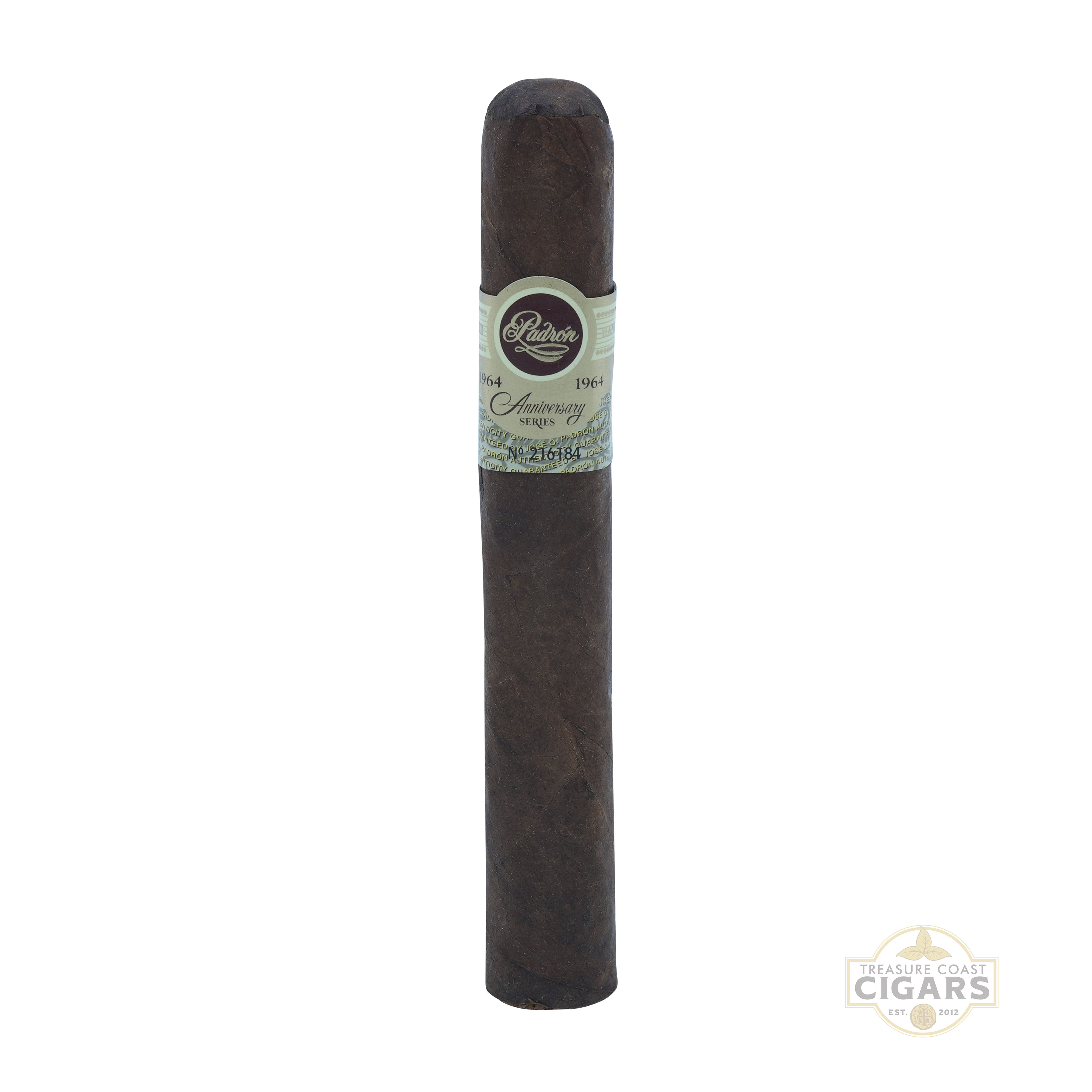 Padron 1964 Maduro Exclusivo cigar with a label on a white background