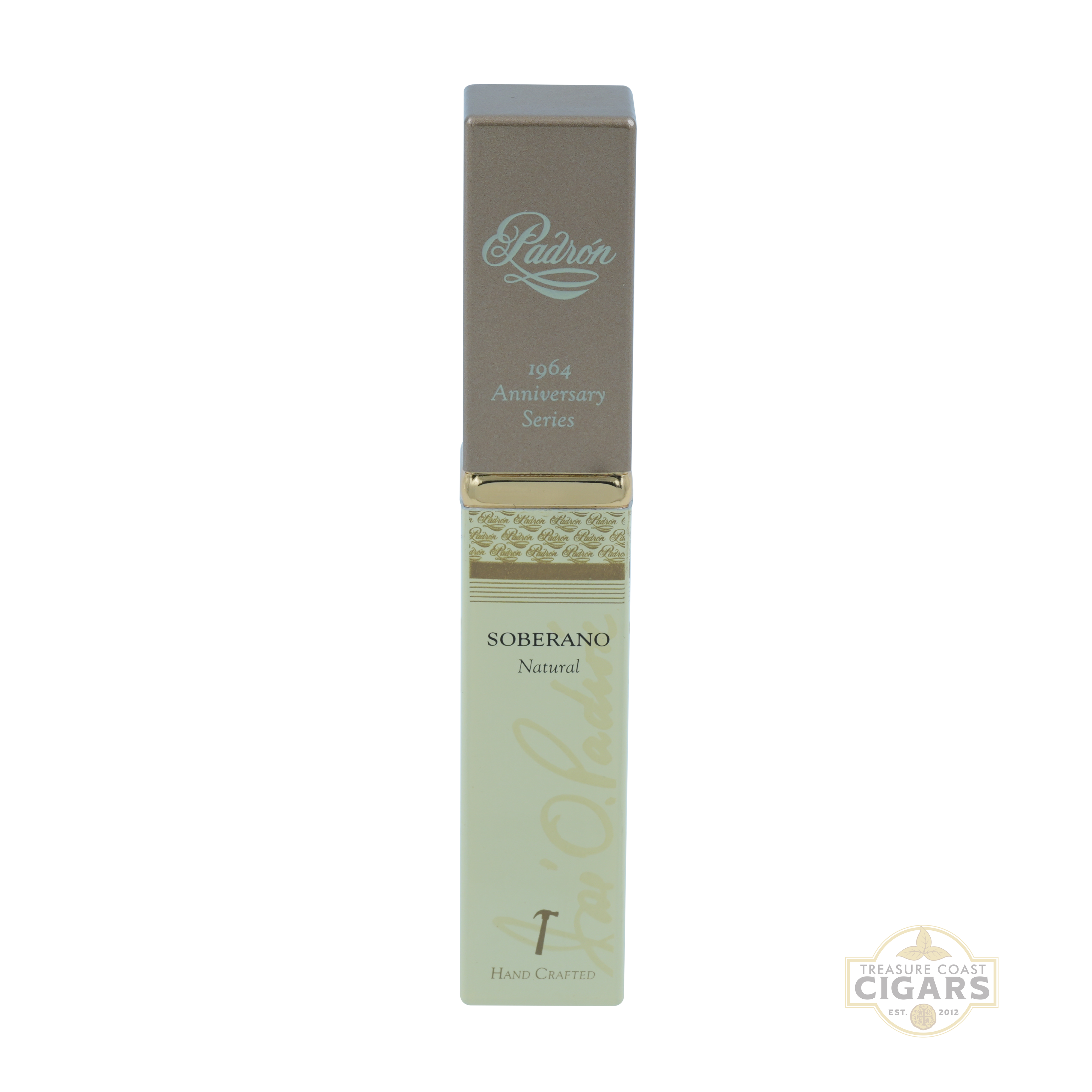 Padron Soberano Natural cigar box on a white background