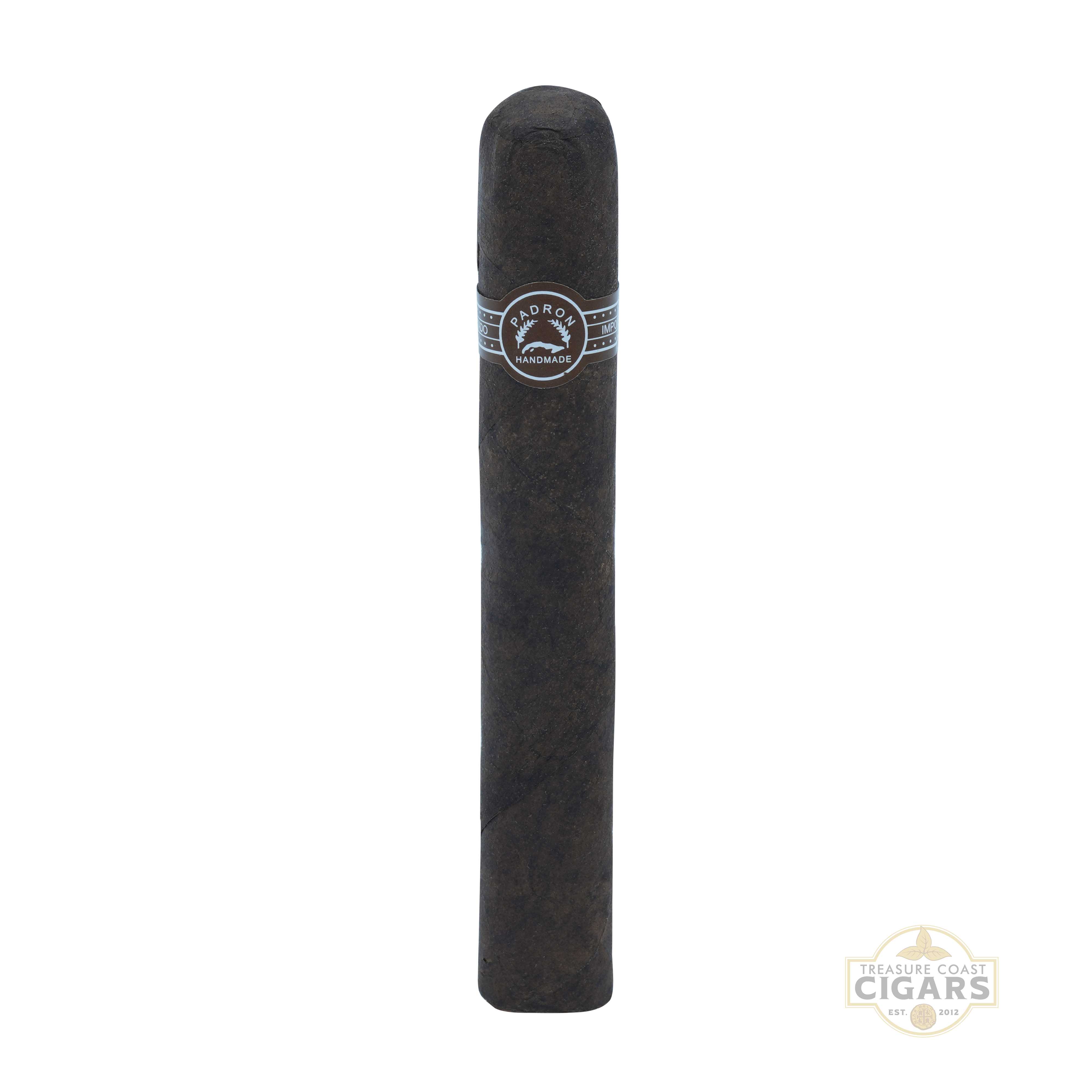 Padron 3000 maduro cigar with a visible brand label on a white background