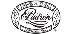 Logo of Padrón Cigars with text and circular design.