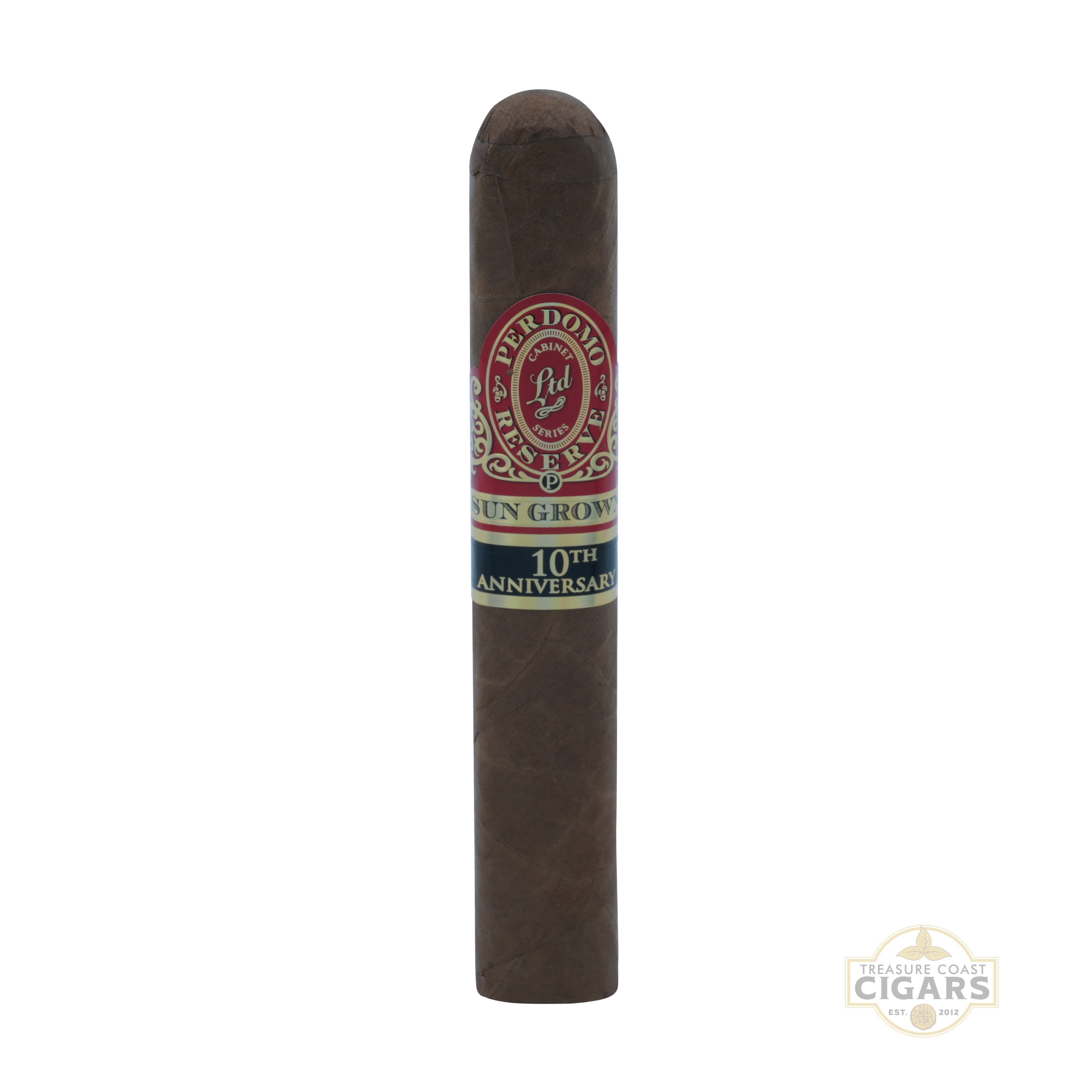 Perdomo Reserve Sun Grown Cigar with a label on a white background