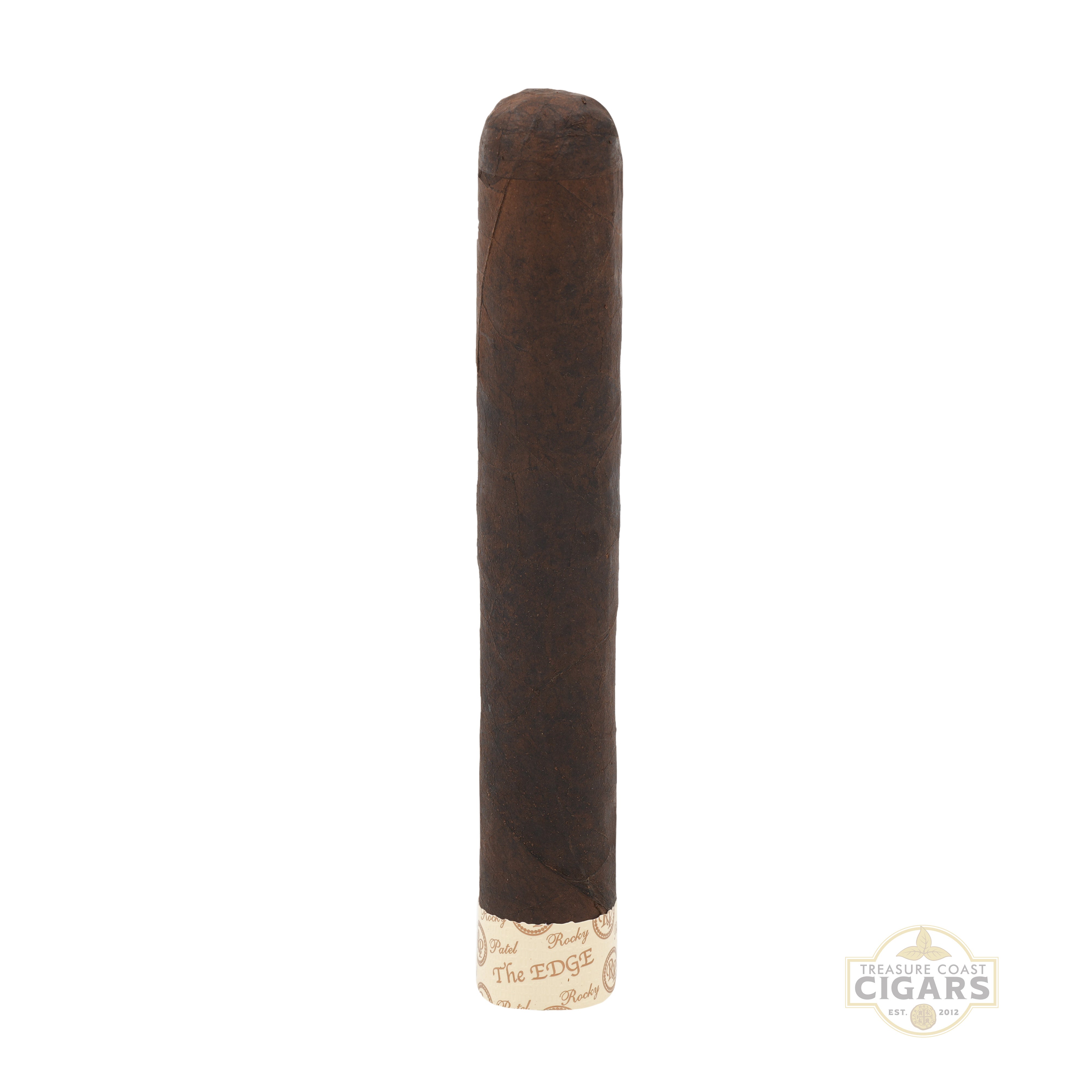 Cigar with a visible brand logo on a white background