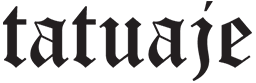 The word 'tatuaje' written in a stylized font on a white background