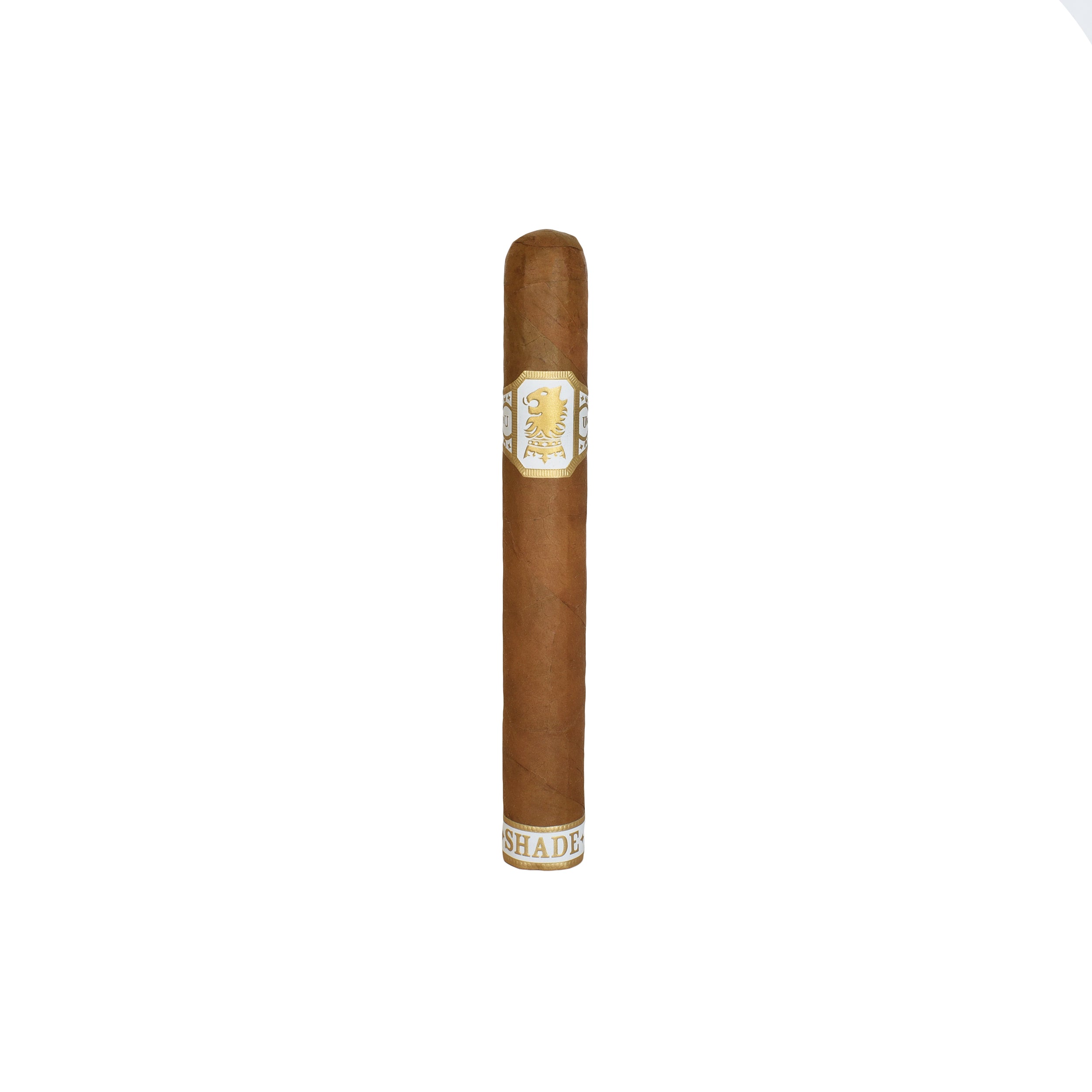 Cigar with a Undercrown Shade brand label on a white background