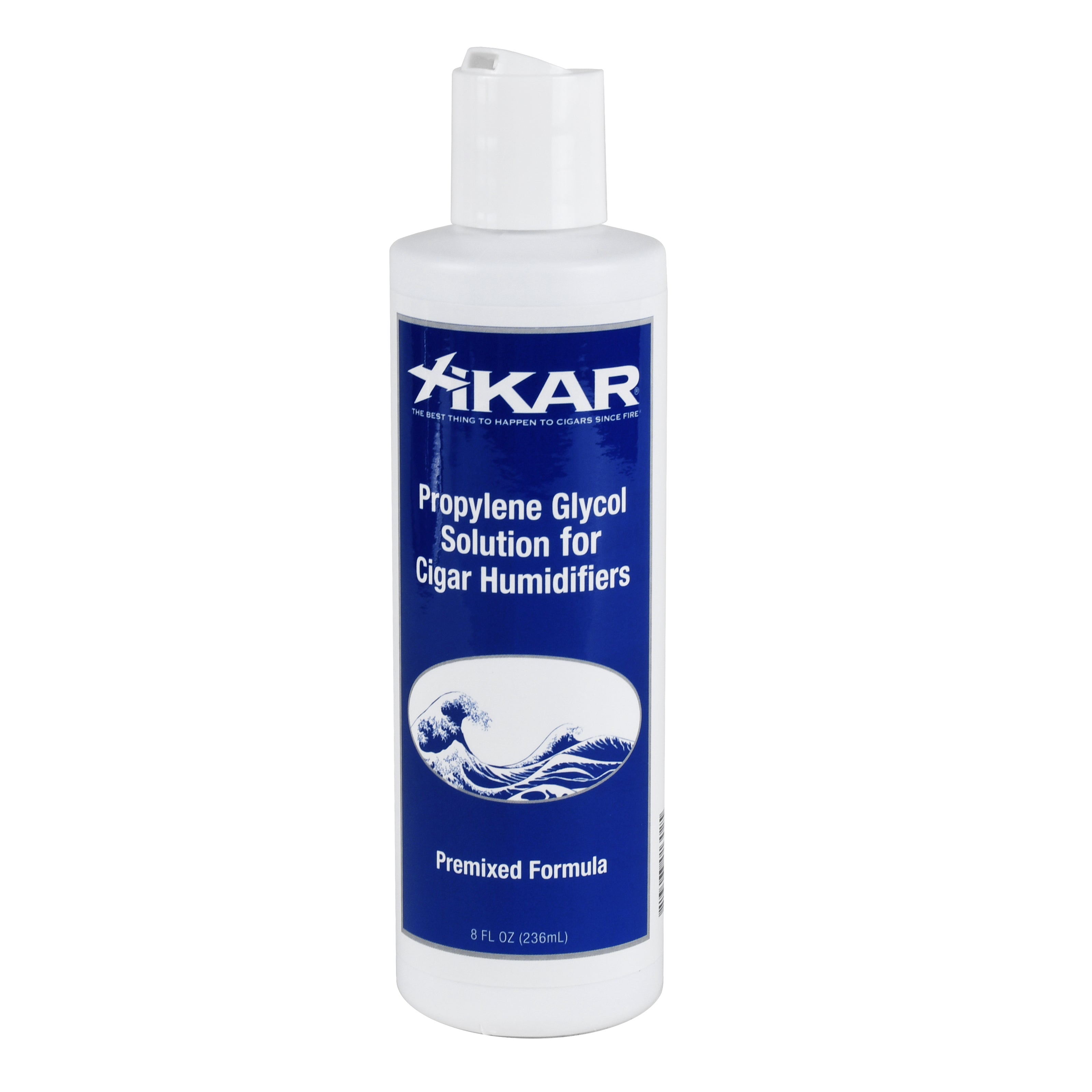 Xikar propylene glycol solution bottle on a white background